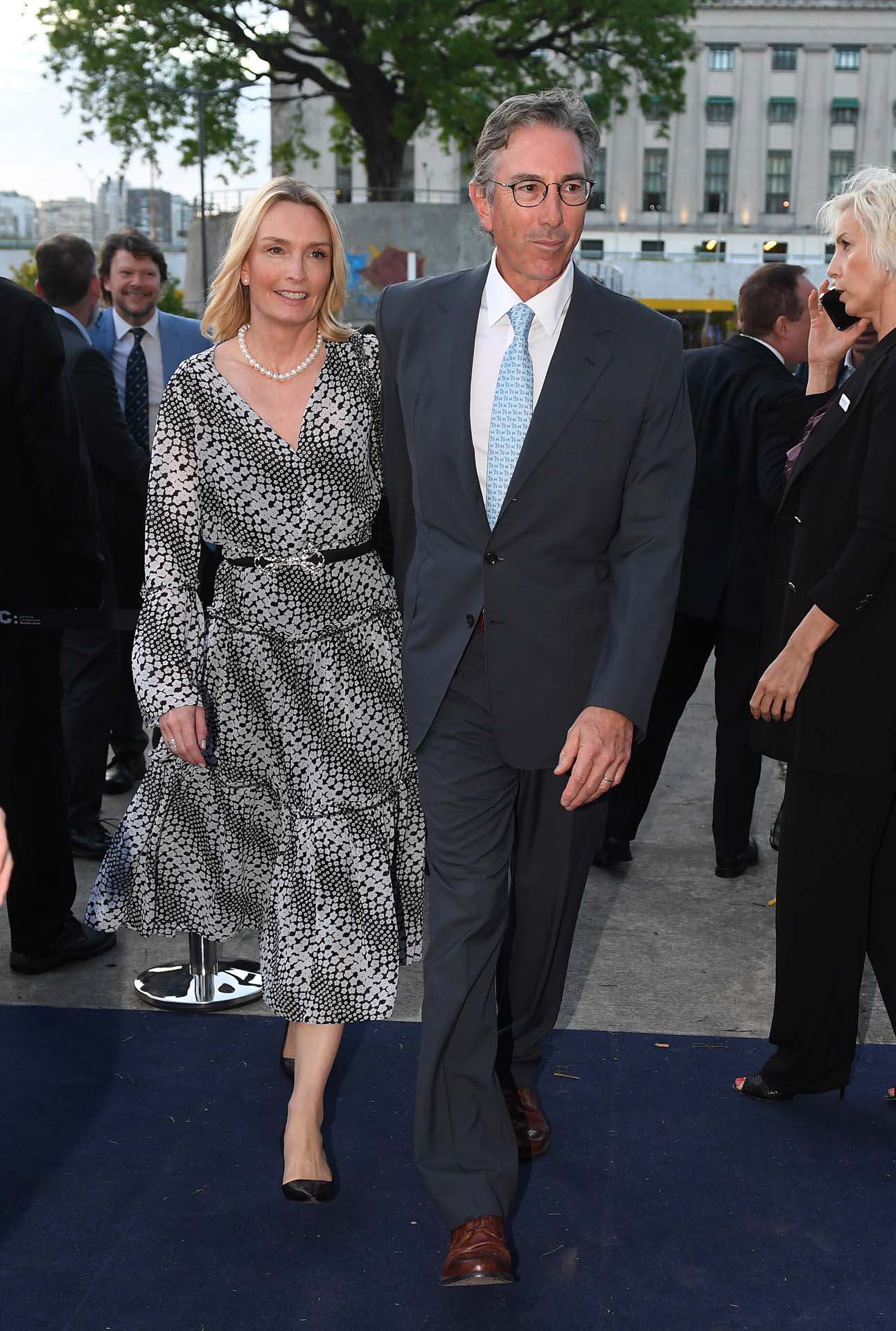 El empresario Pablo Roemmers y su mujer Catherine