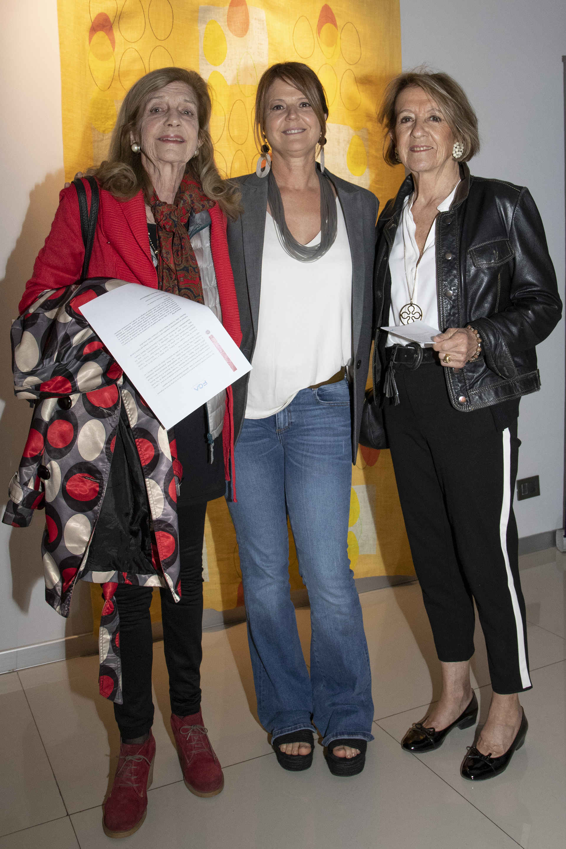 Minnie Firpo de Peralta Ramos, Jacinta Grondona y María del Carmen Cerruti Carricart, madre de la reina Máxima de Holanda