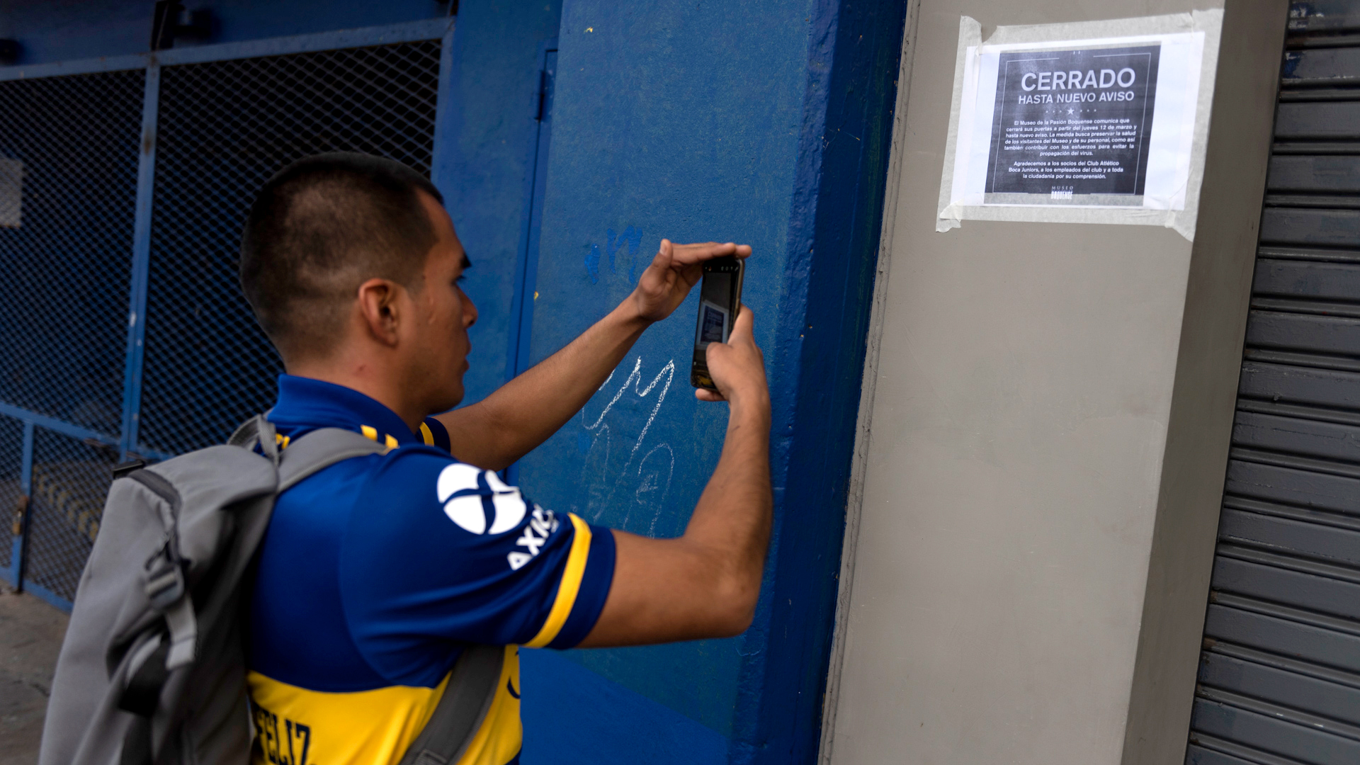 Un hincha de Boca se quedó con las ganas de entrar al Museo