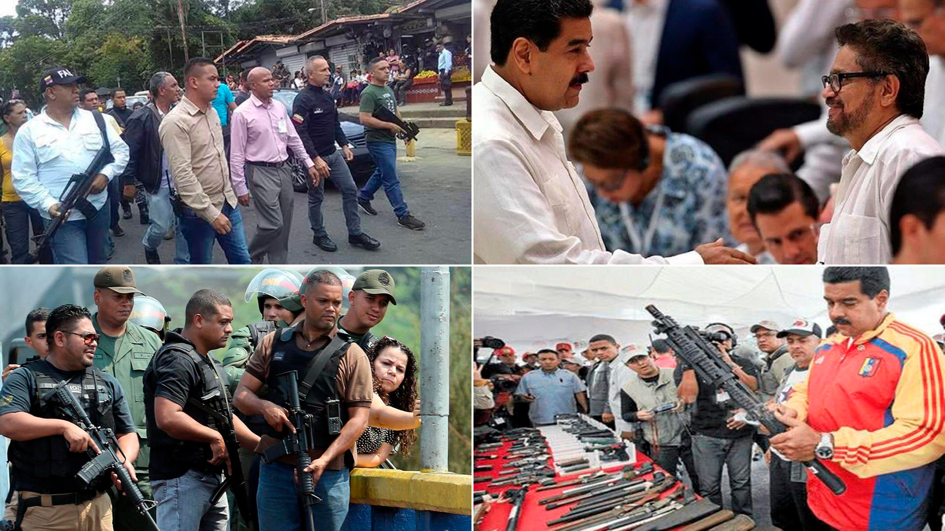 Las imágenes que publicó Guaidó en Twitter
