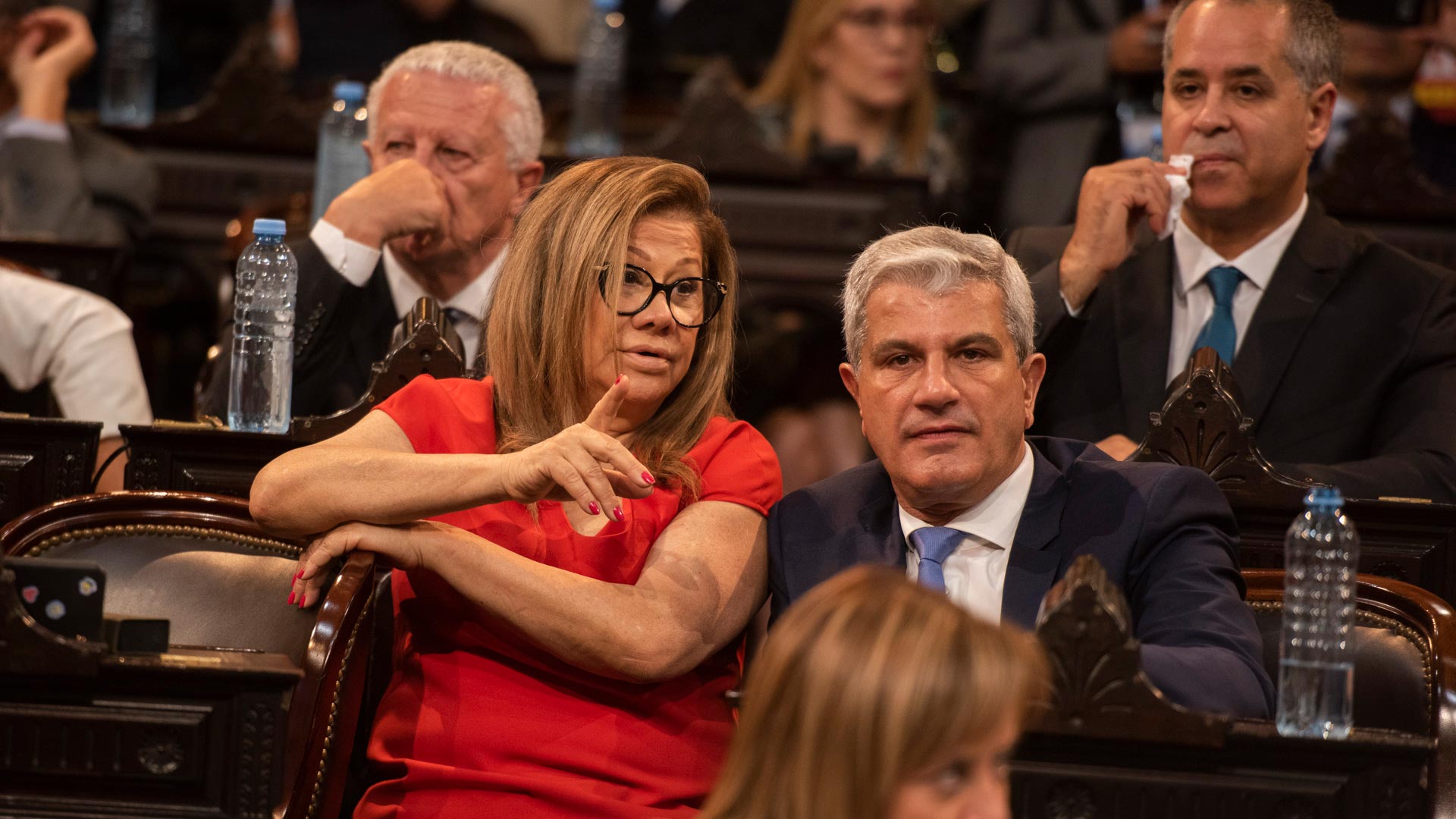 Los diputados Graciela Camaño y Andrés Zottos