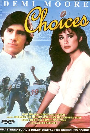 Paul Carafotes y Demi Moore protagonizaron la película "Choices" en 1980, donde se conocieron (Foto: Especial)