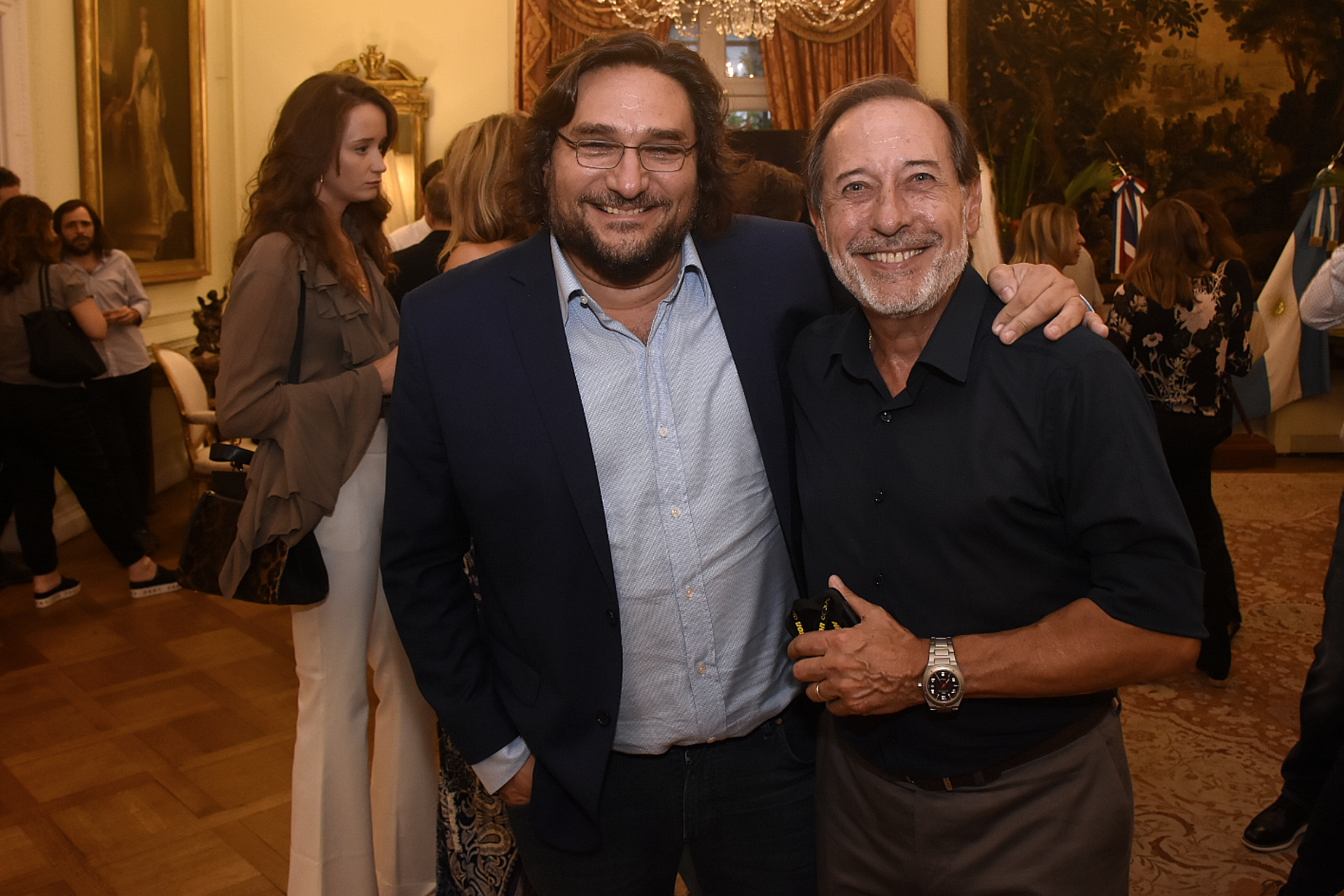 Martín Kweller y Guillermo Francella