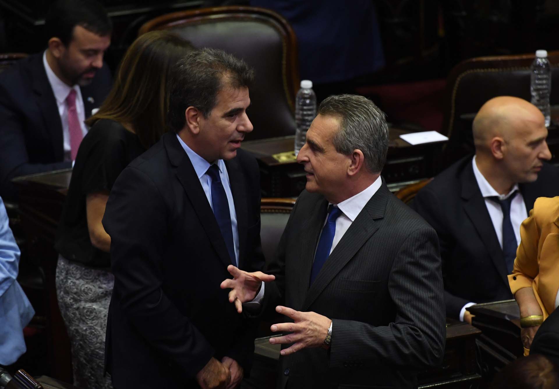 Cristian Ritondo y Agustín Rossi