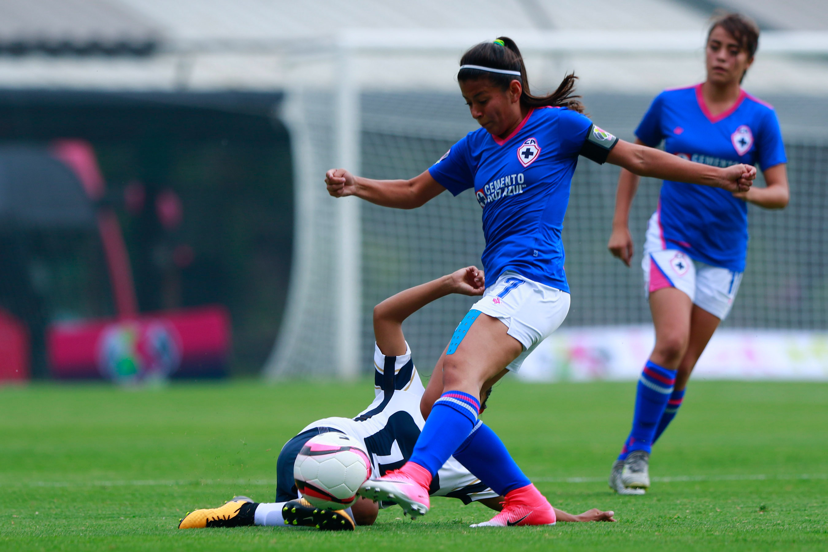 Ciudad de México,26 de agosto 2017, el equipo de Pumas derrotó 3-1 al conjunto de Cruz Azul en la Jornada 5 de la Liga MX Femenil (Foto: Cuartoscuro)