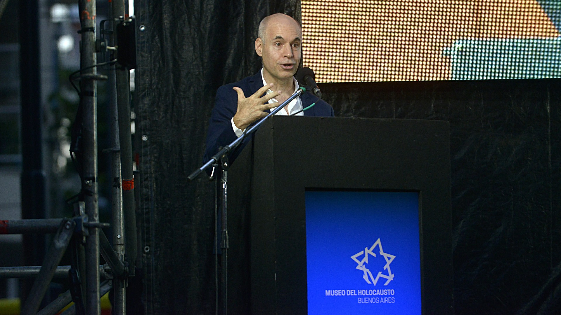 Rodriguez Larreta subió al escenario: “Es muy movilizante la reapertura del museo, un emblema de la ciudad