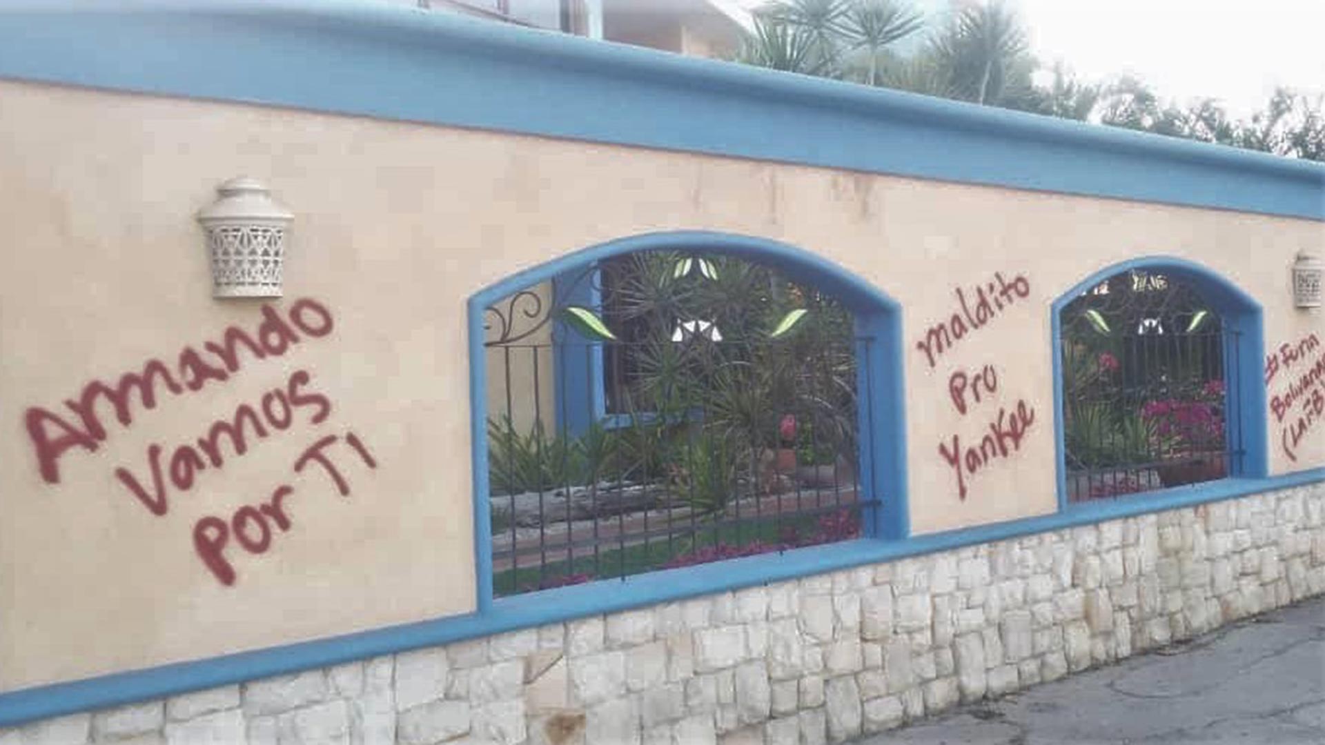 La casa de la madre del diputado Armando Armas