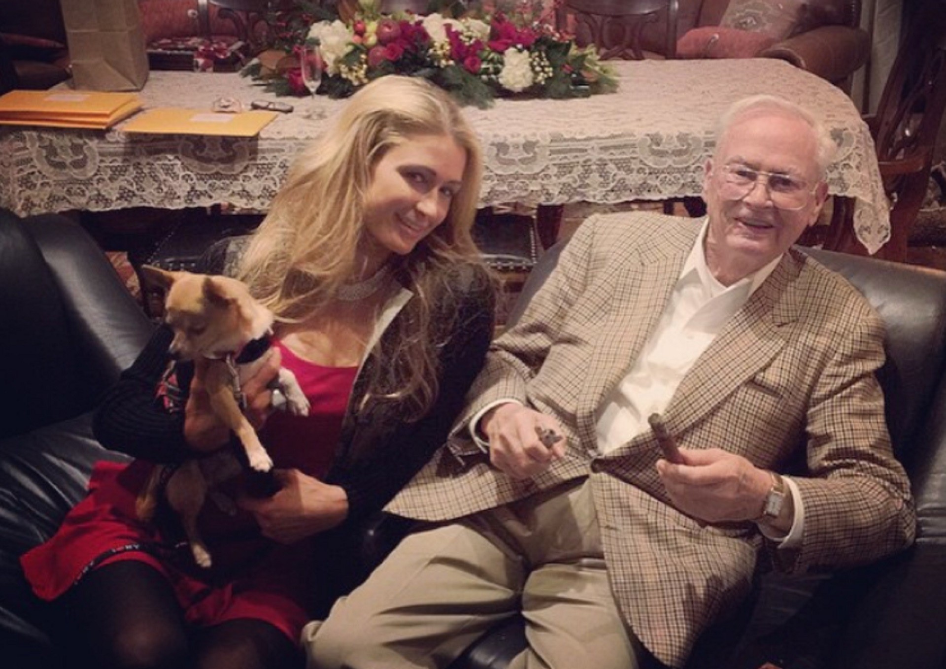 Paris y Barron Hilton