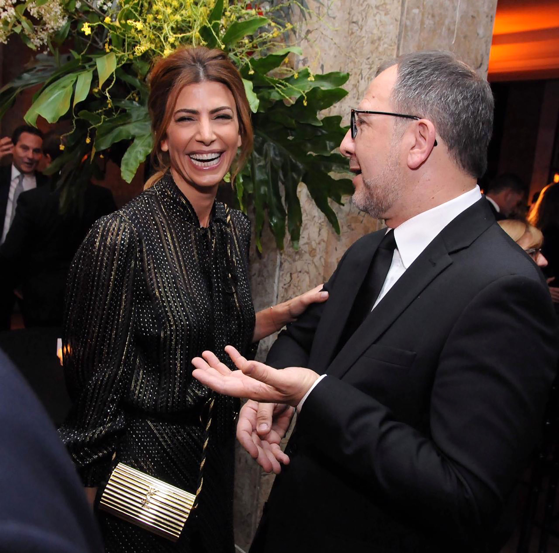 La Primera Dama, Juliana Awada, junto al secretario general de la provincia de Buenos Aires, Fabián Perechodnik