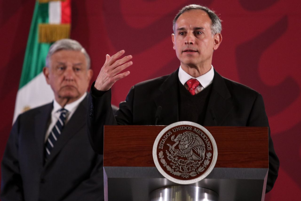 Conferencia matutina del presidente Andrés Manuel López Obrador en conjunto con el subsecretario de salud Hugo López-Gatell (Foto: Galo Cañas/cuartoscuro.com)