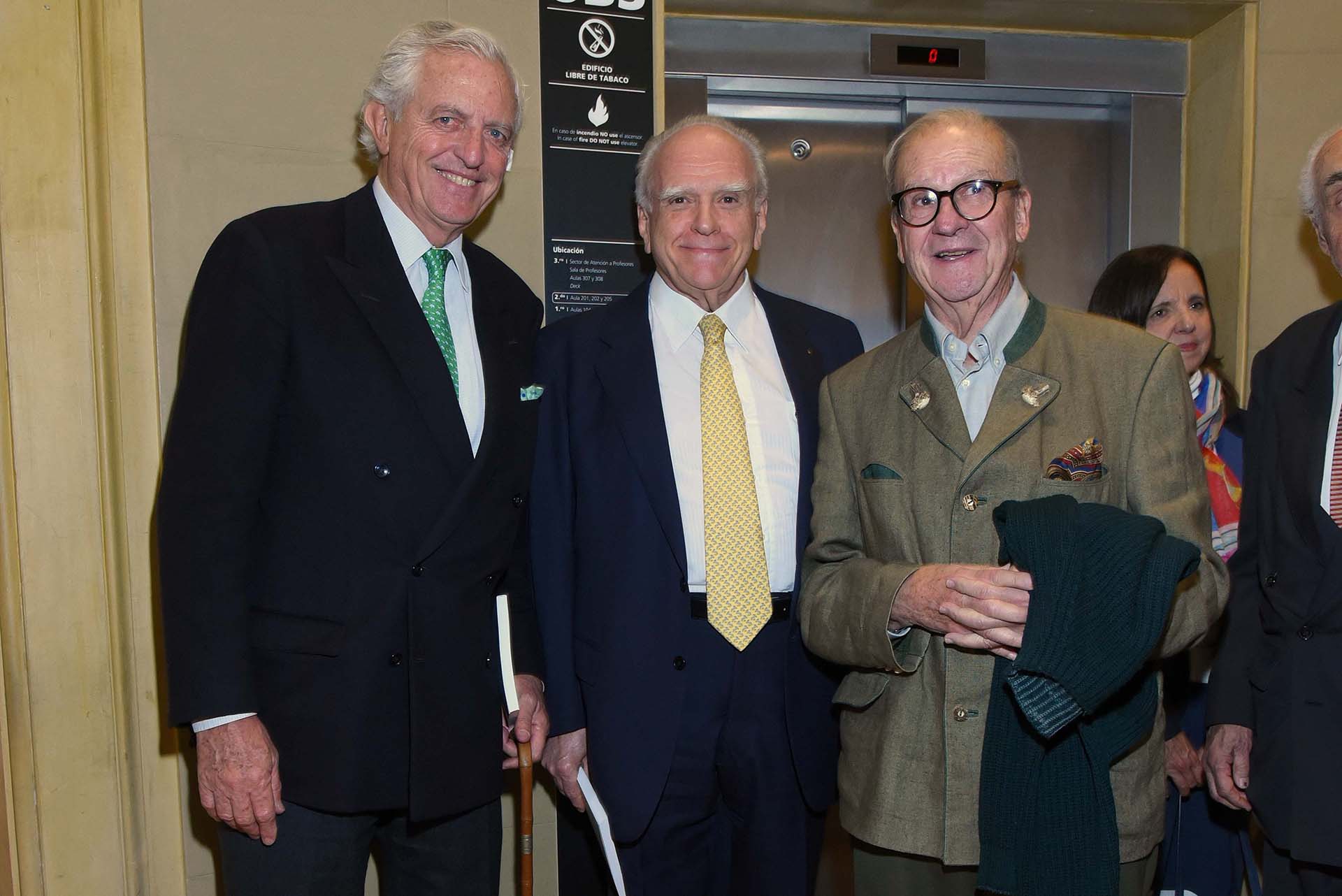 Alejandro Elizalde, Sebastián Bagó y Enrique Pescarmona