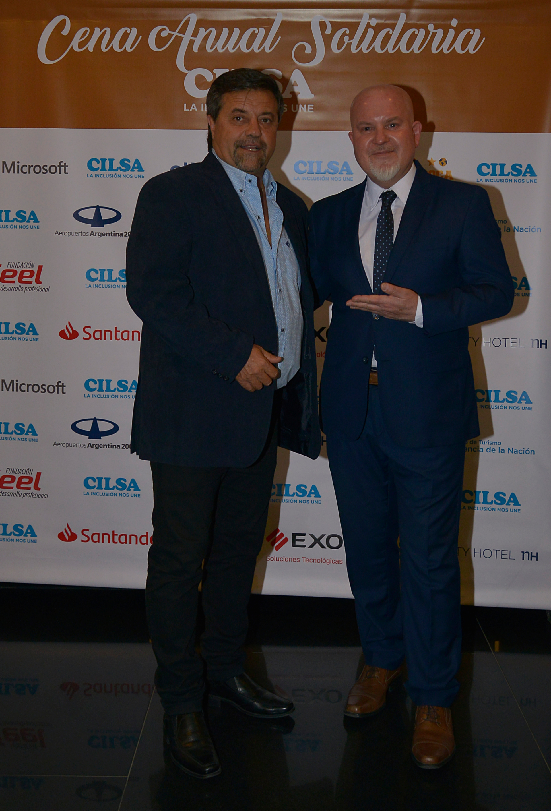 Ricardo Caruso Lombardi junto a Juan Ignacio Penlowskyj (prensa de CILSA)