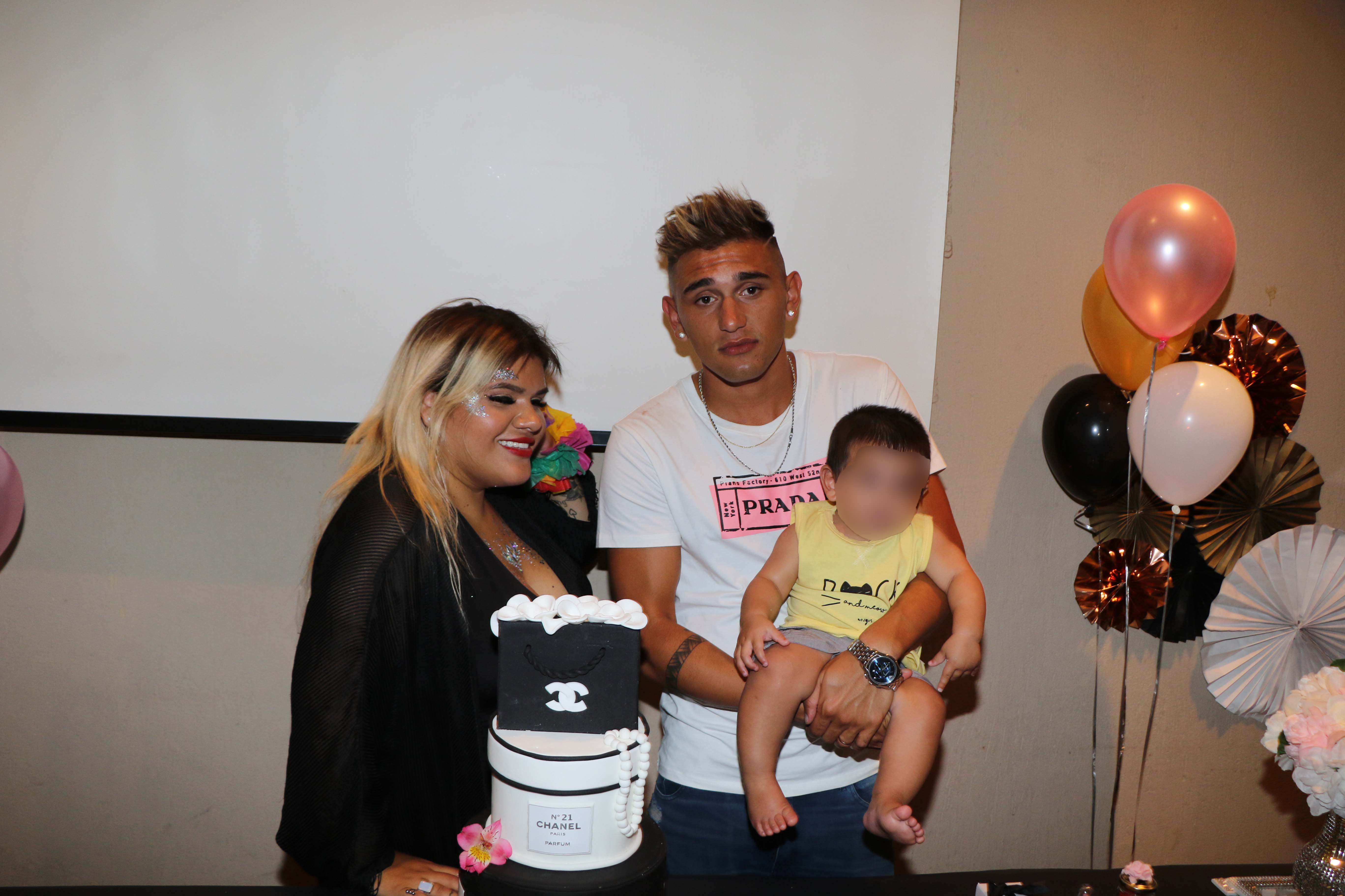 More Rial y Facundo Ambrosioni junto a Francesco, su hijo (Foto: M Souto-rsfotos-grosby)