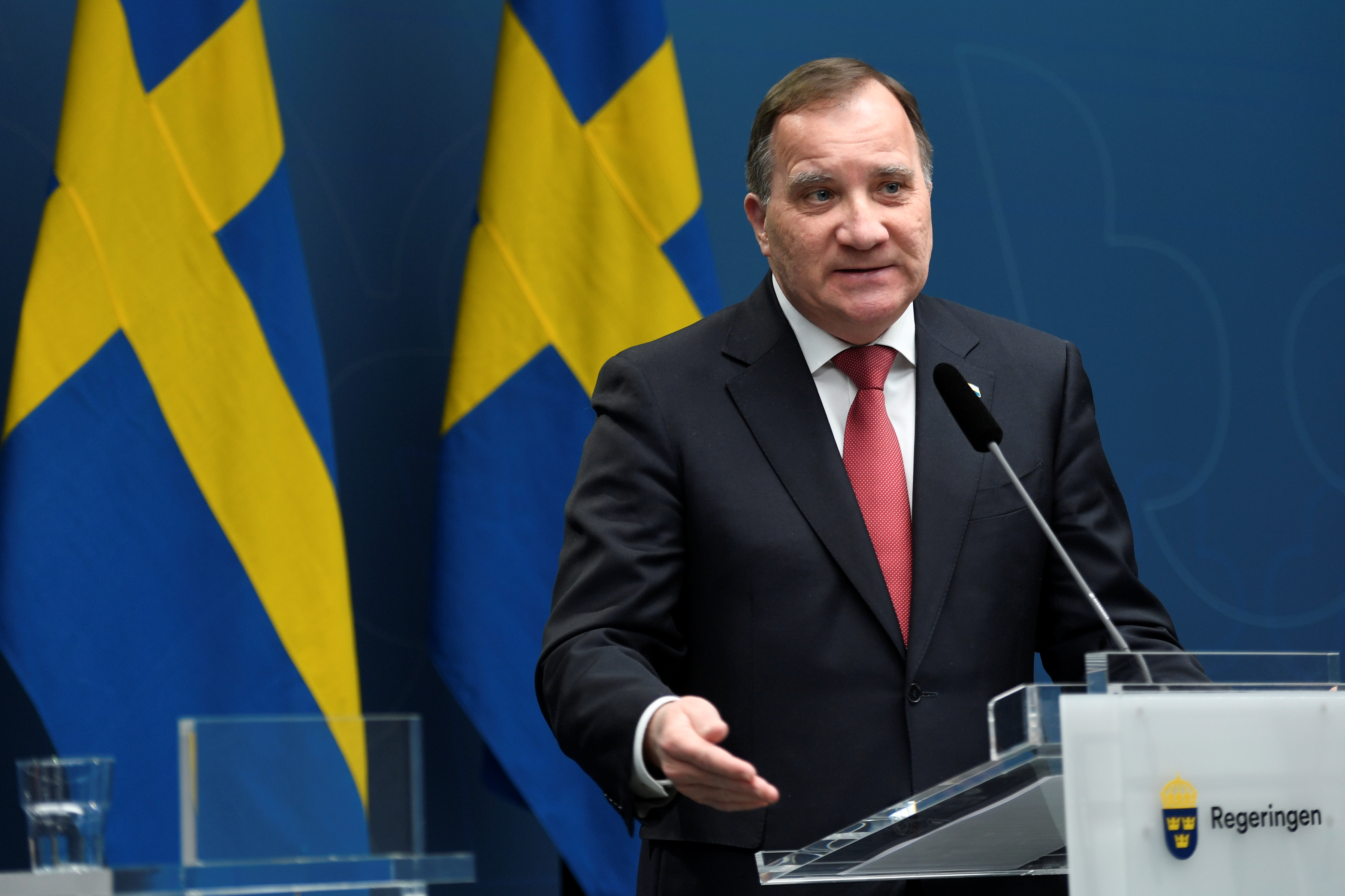 El primer ministro Stefan Lofven (TT News Agency/Ali Lorestani via REUTERS)