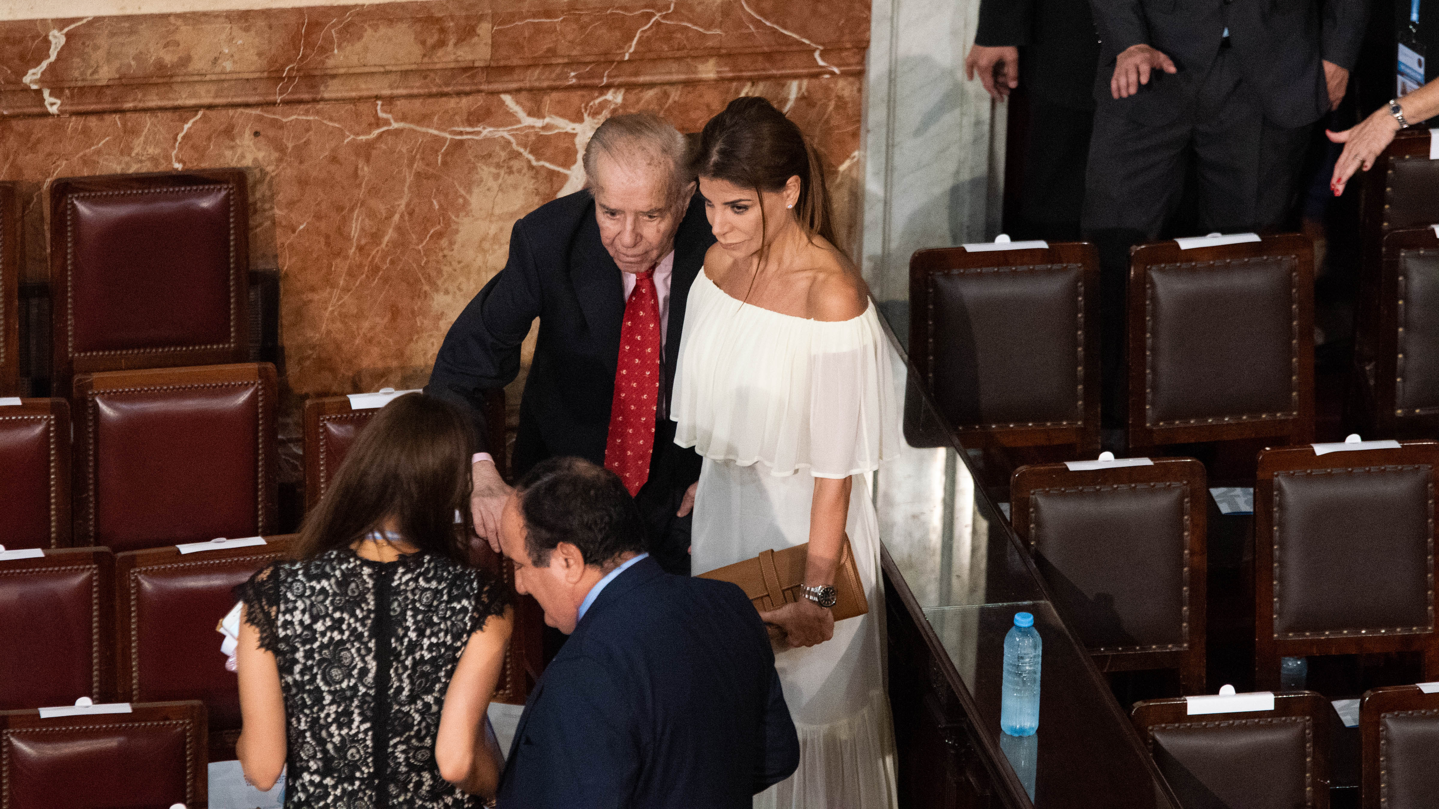 Carlos Menen y su hija Zulemita (Franco Fafasuli)