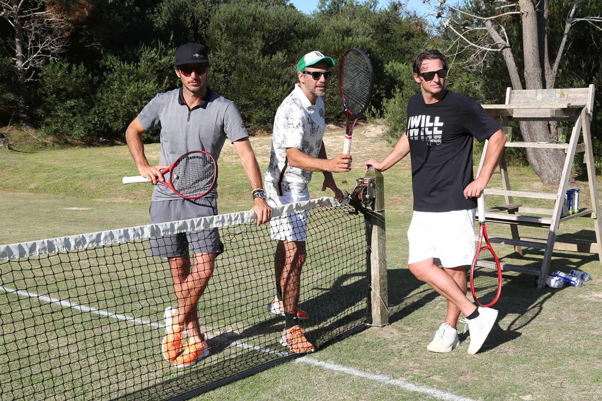 Mariano Zabaleta, Pico Mónaco y David Nalbandian
