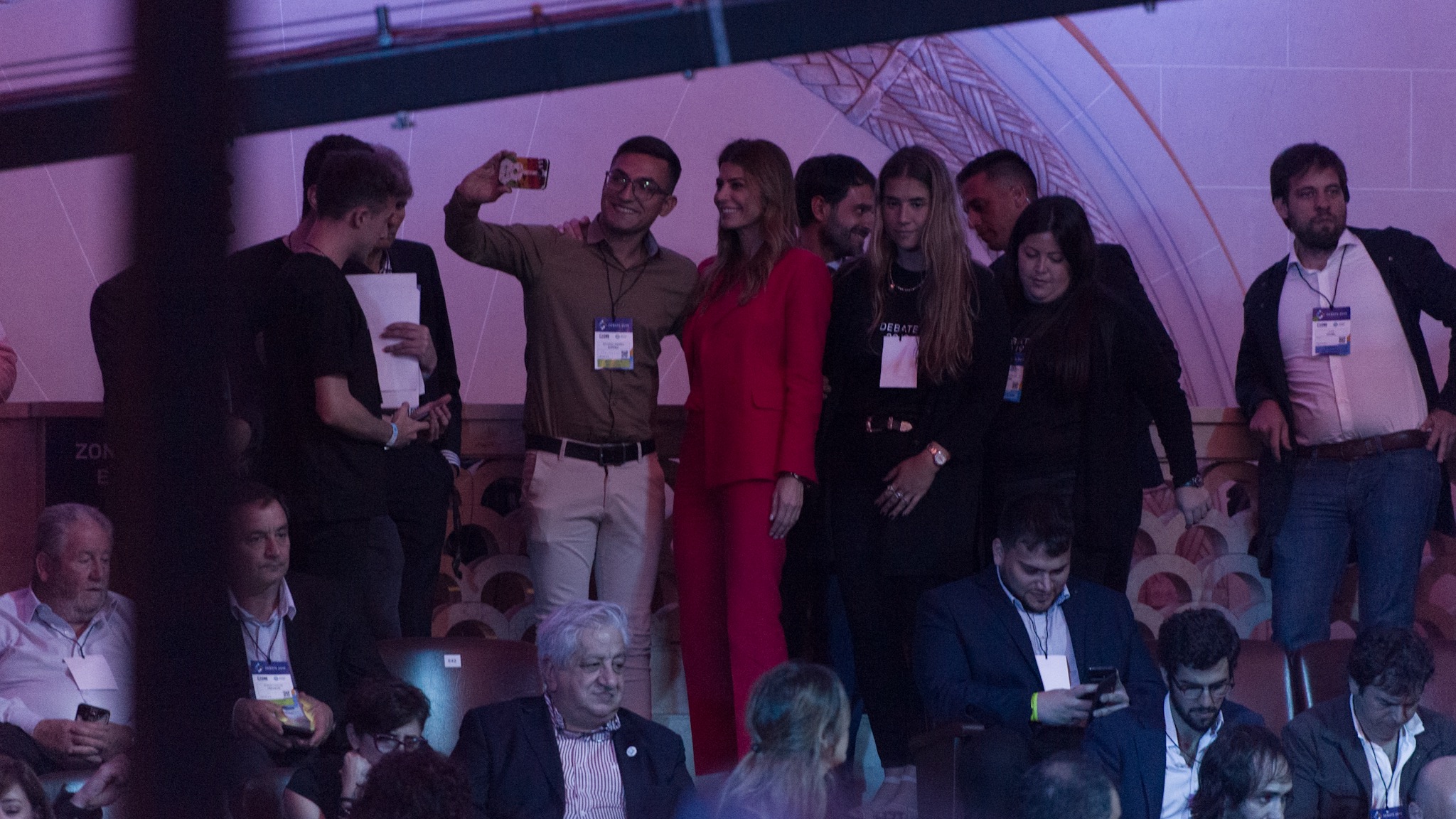 La primera dama, Juliana Awada, acompañó al Presidente a Santa Fe