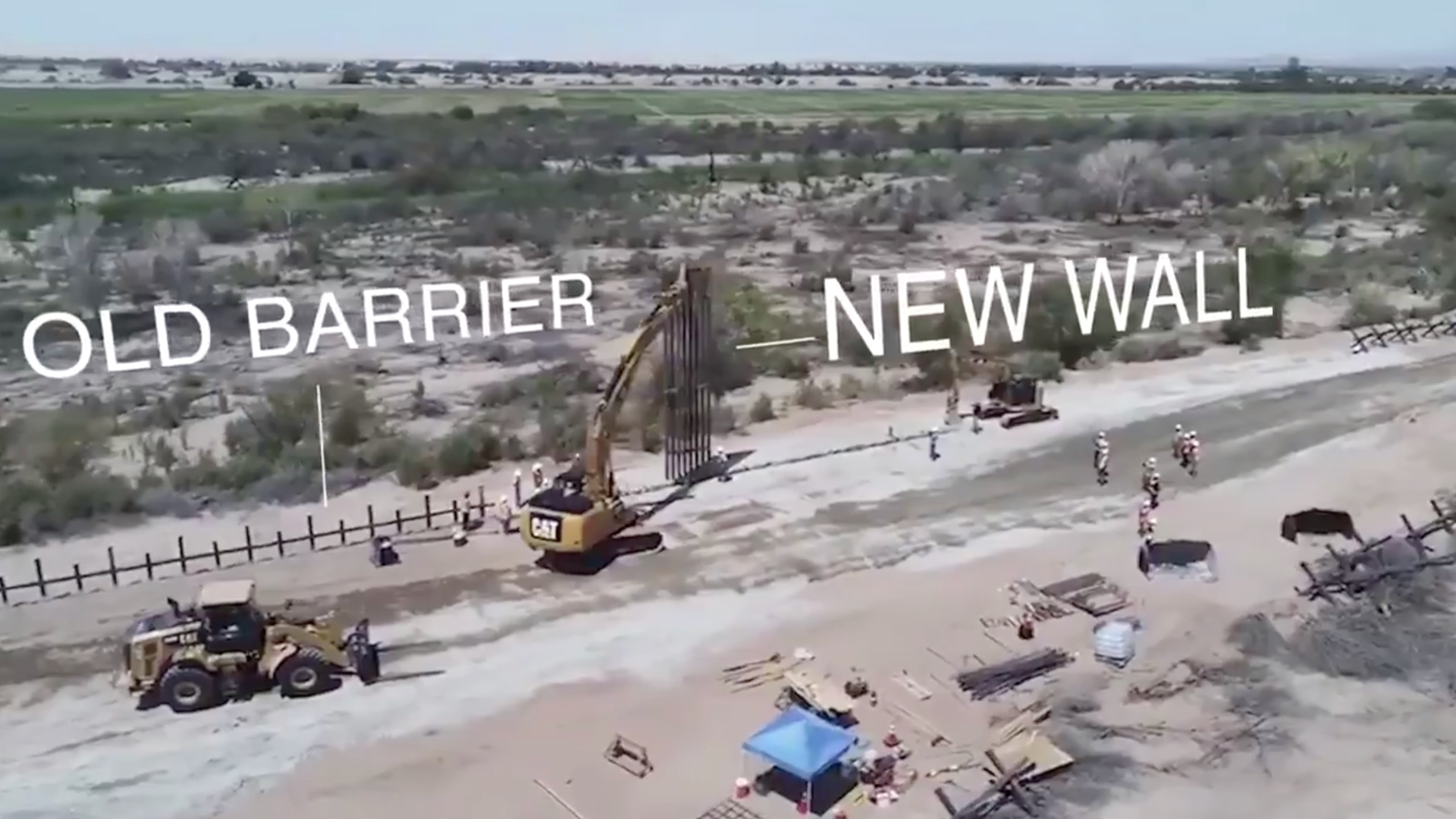 Junto a la propuesta de terminar con la política de "atrapar y liberar", Trump tamibén busca construir un gran muro a lo largo de la frontera con México (Foto: Captura de pantalla Twitter @realDonaldTrump)