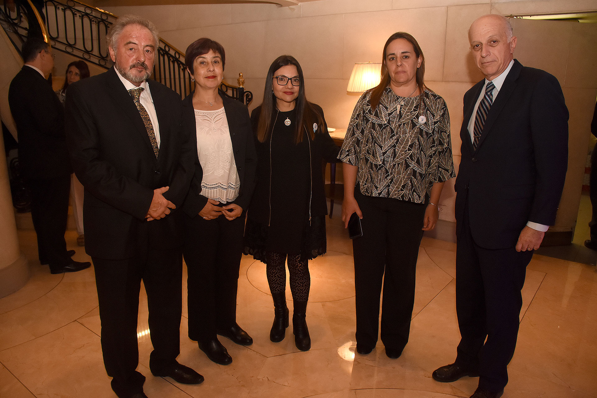 El fiscal Rodolfo Pavlosky acompañado por su mujer, Karina Massa, miembro Usina de la Justicia y Eduardo Casal, procurador general de la Nación