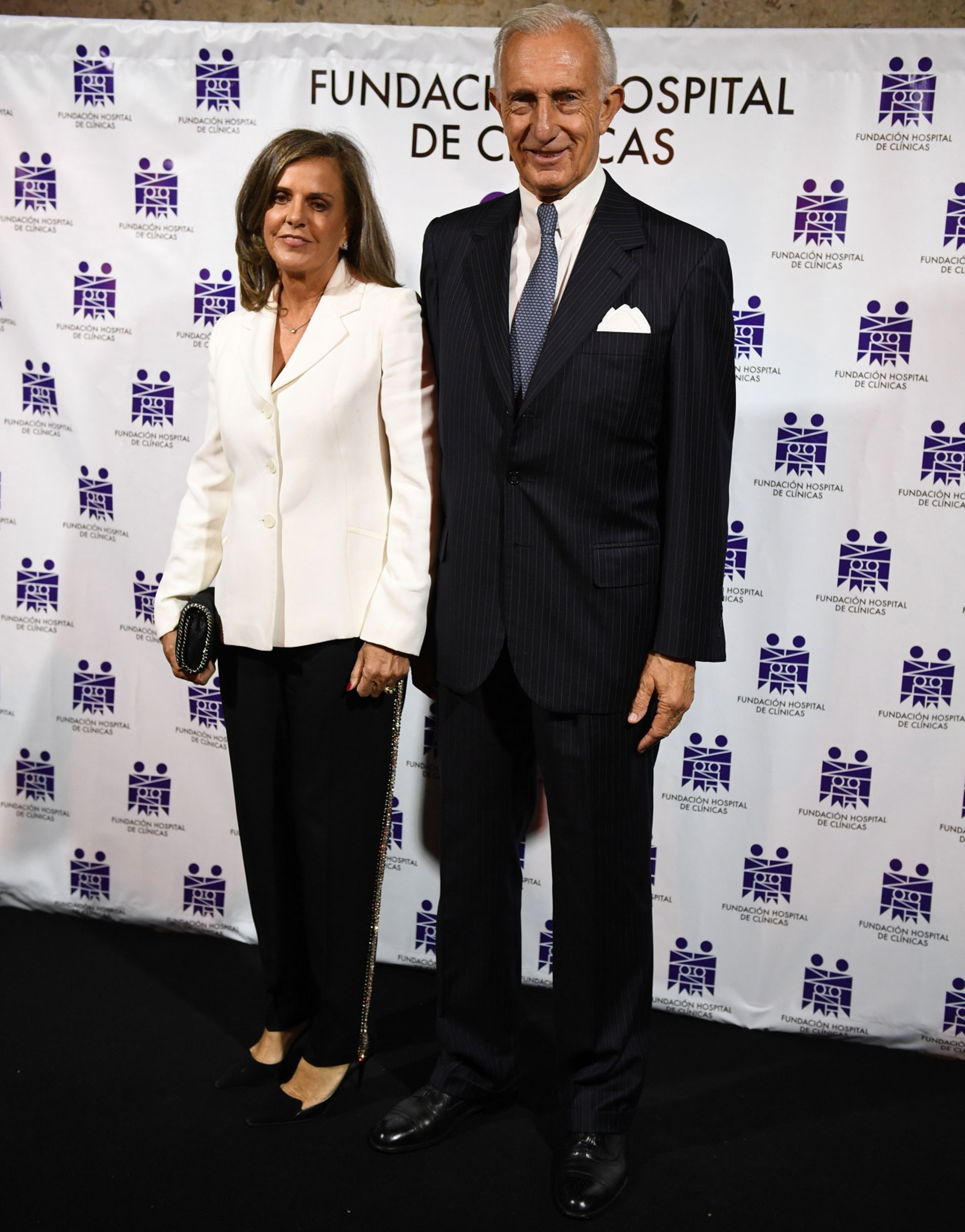 Silvia Saravia de Neuss, vocal de la Fundación, y Jorge Neuss