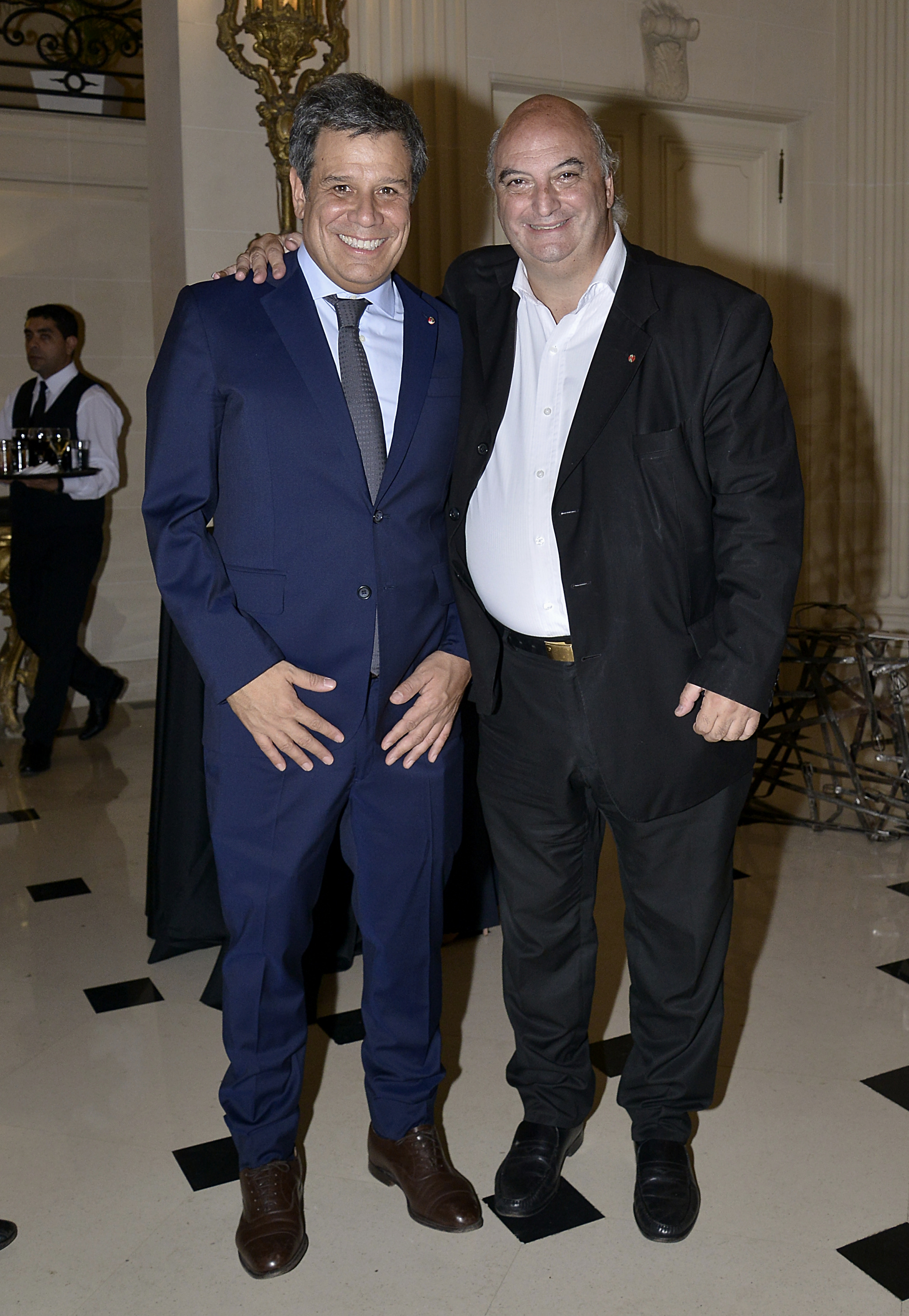 Facundo Manes y Pablo Garzonio, subsecretario de Fortalecimiento Institucional de la Legislatura Porteña