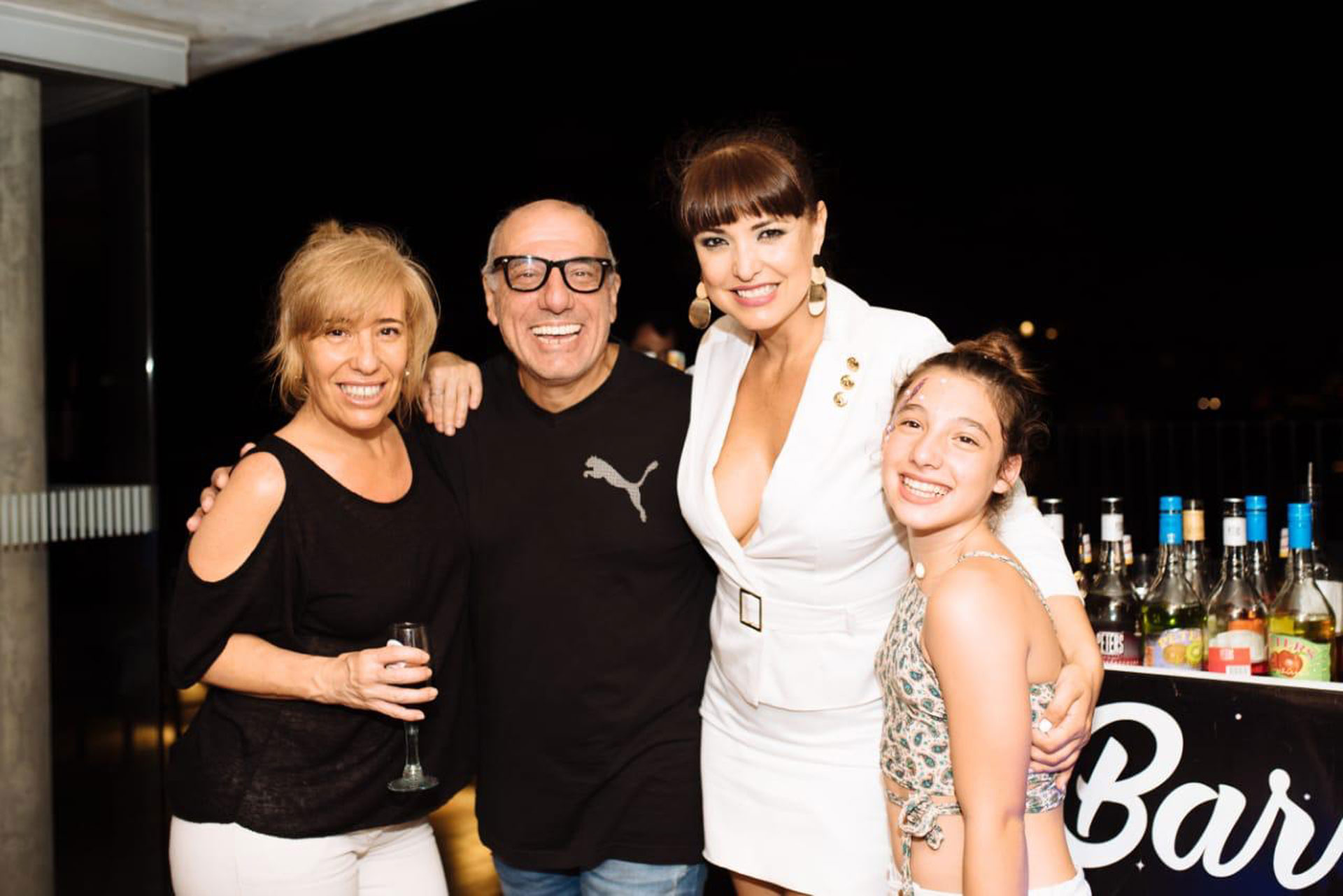 La conductora cumplió 40 años y lo celebró con sus familiares y amigos, entre ellos Toti Ciliberto