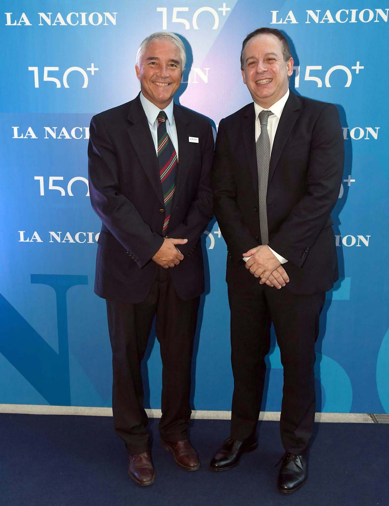 Pablo Deluca, director de Asuntos Institucionales de Infobae, y Martín Etchevers, presidente de ADEPA
