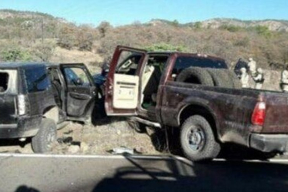 Un hermano y un sobrino de El jaguar murieron en el enfrentamiento armado en Madera (Foto: Twitter@claroydirectomx)