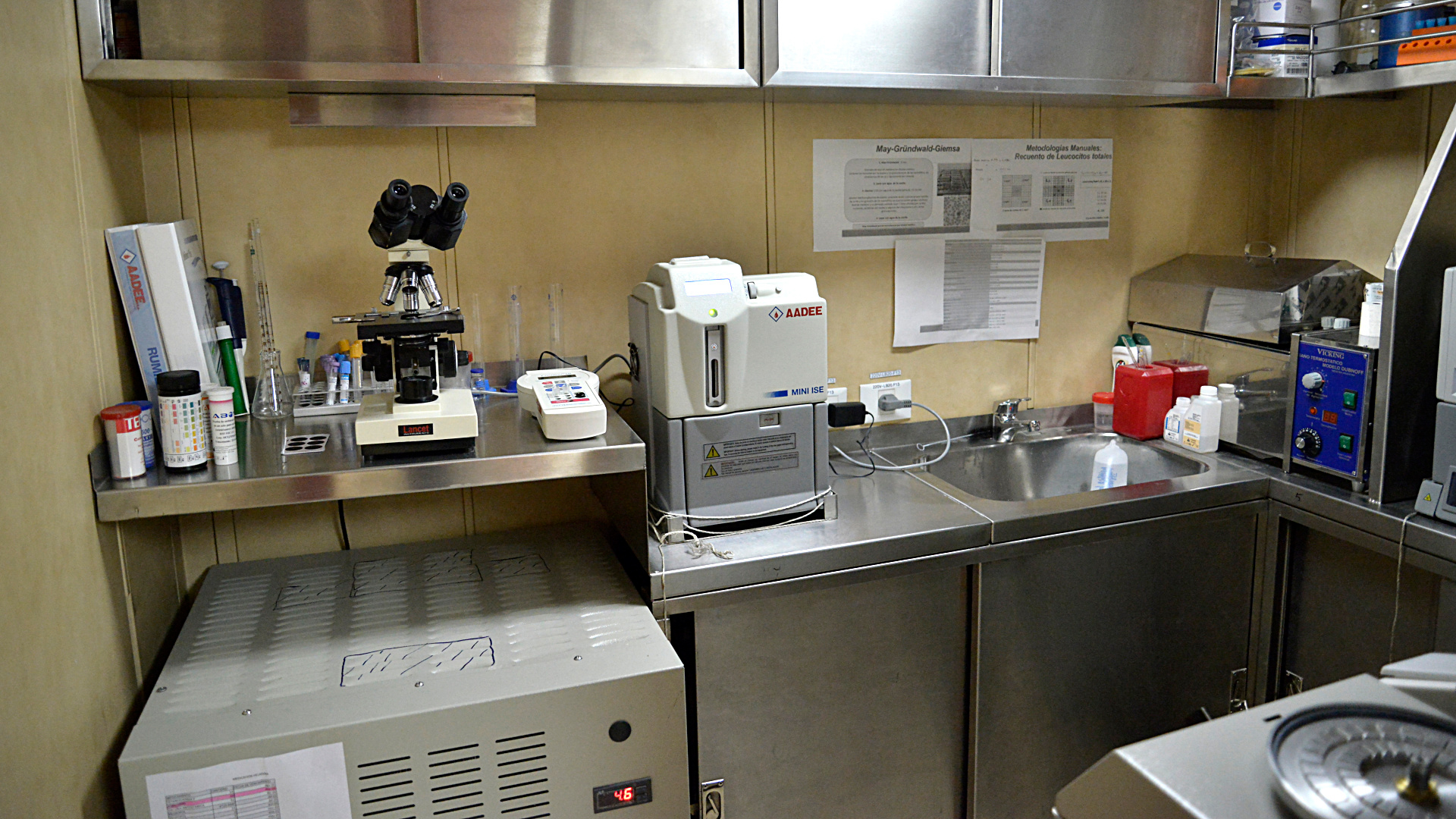 El departamento sanidad cuenta con un completo equipamiento