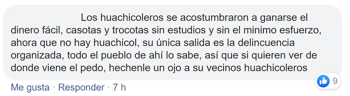 Usuarios de redes sociales hablaron sobre el crimen (Foto: Facebook)