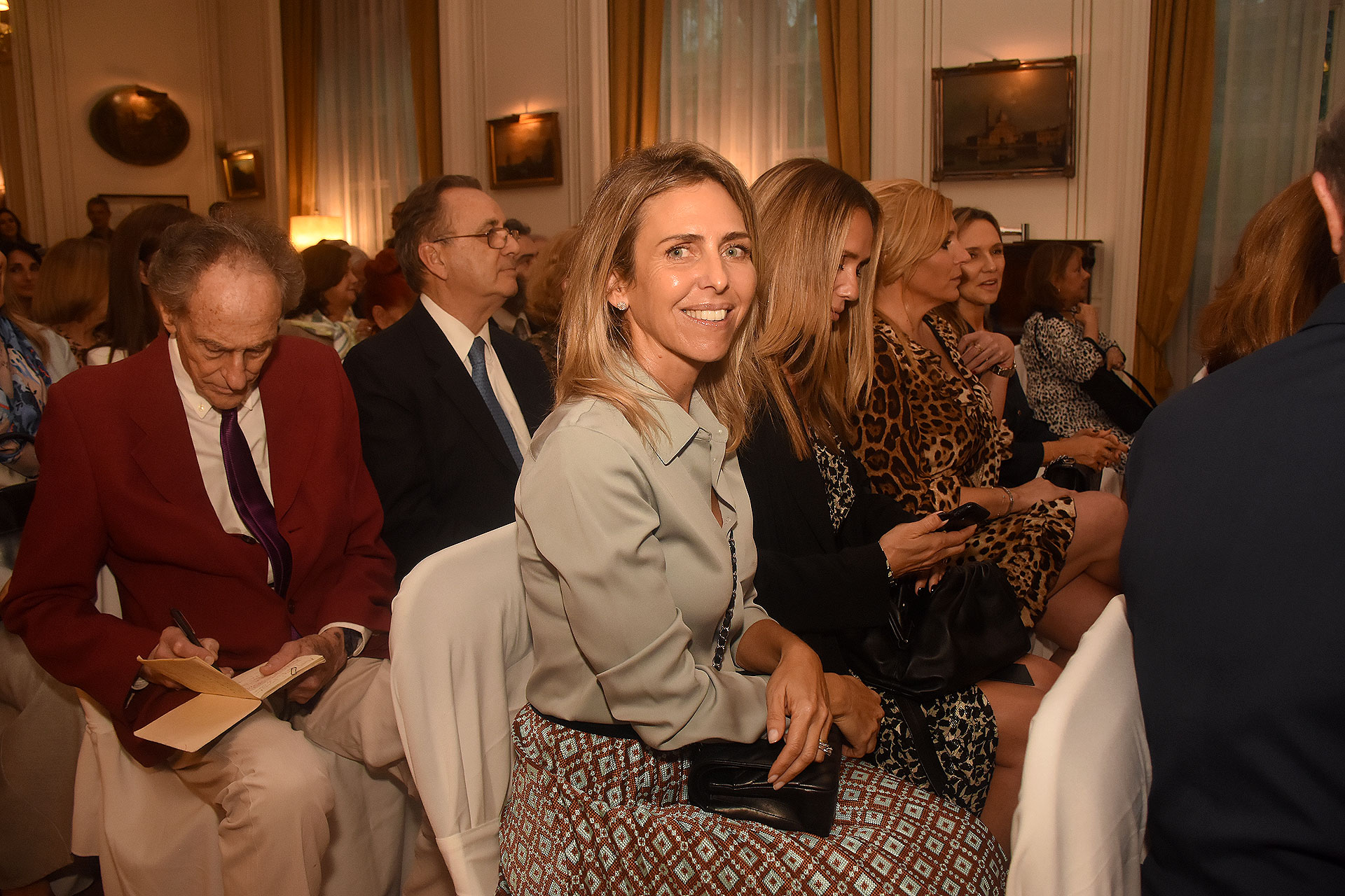La celebración tuvo lugar en uno de los históricos salones de la embajada italiana en Buenos Aires