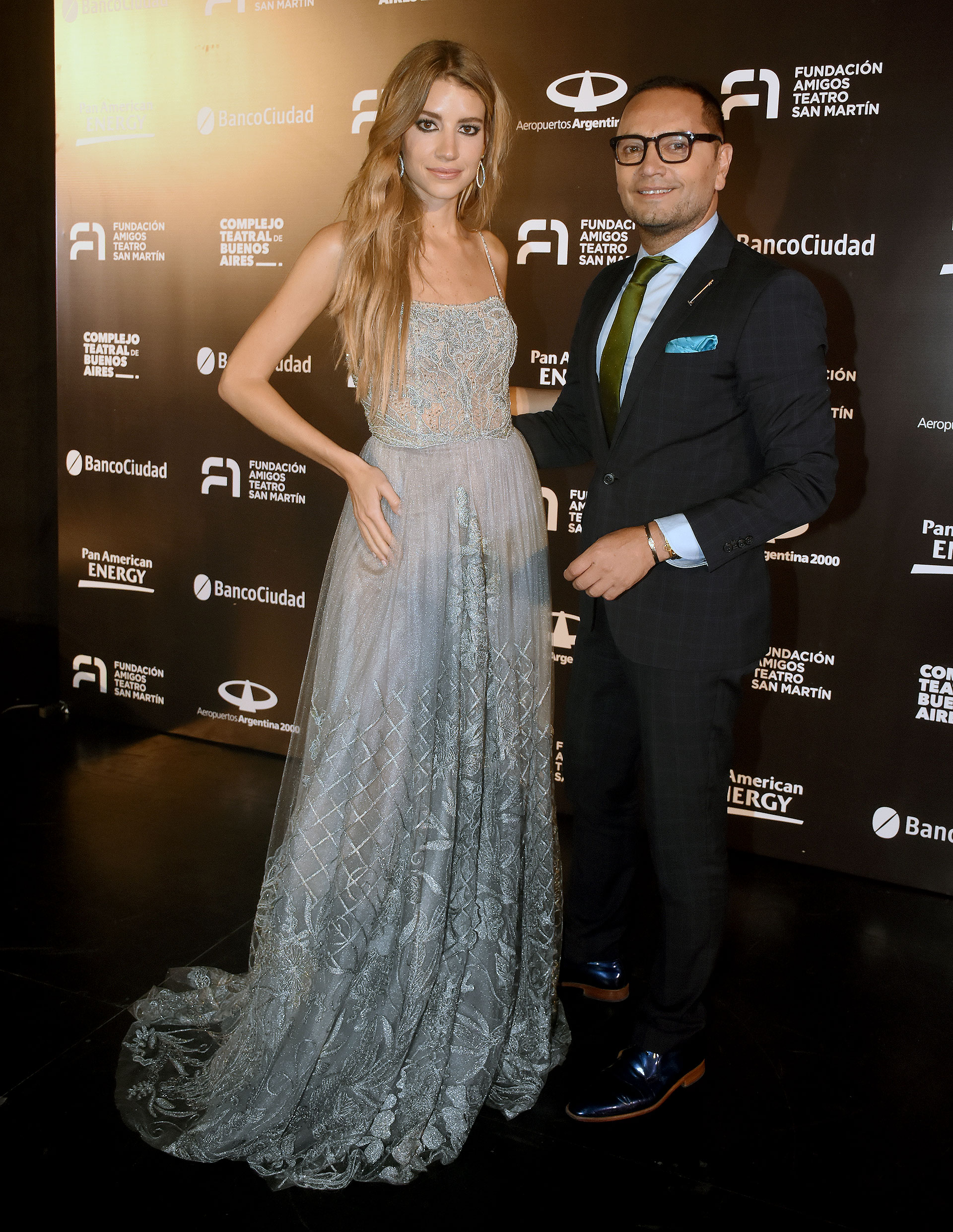 Angie Landaburu y Fabián Medina Flores