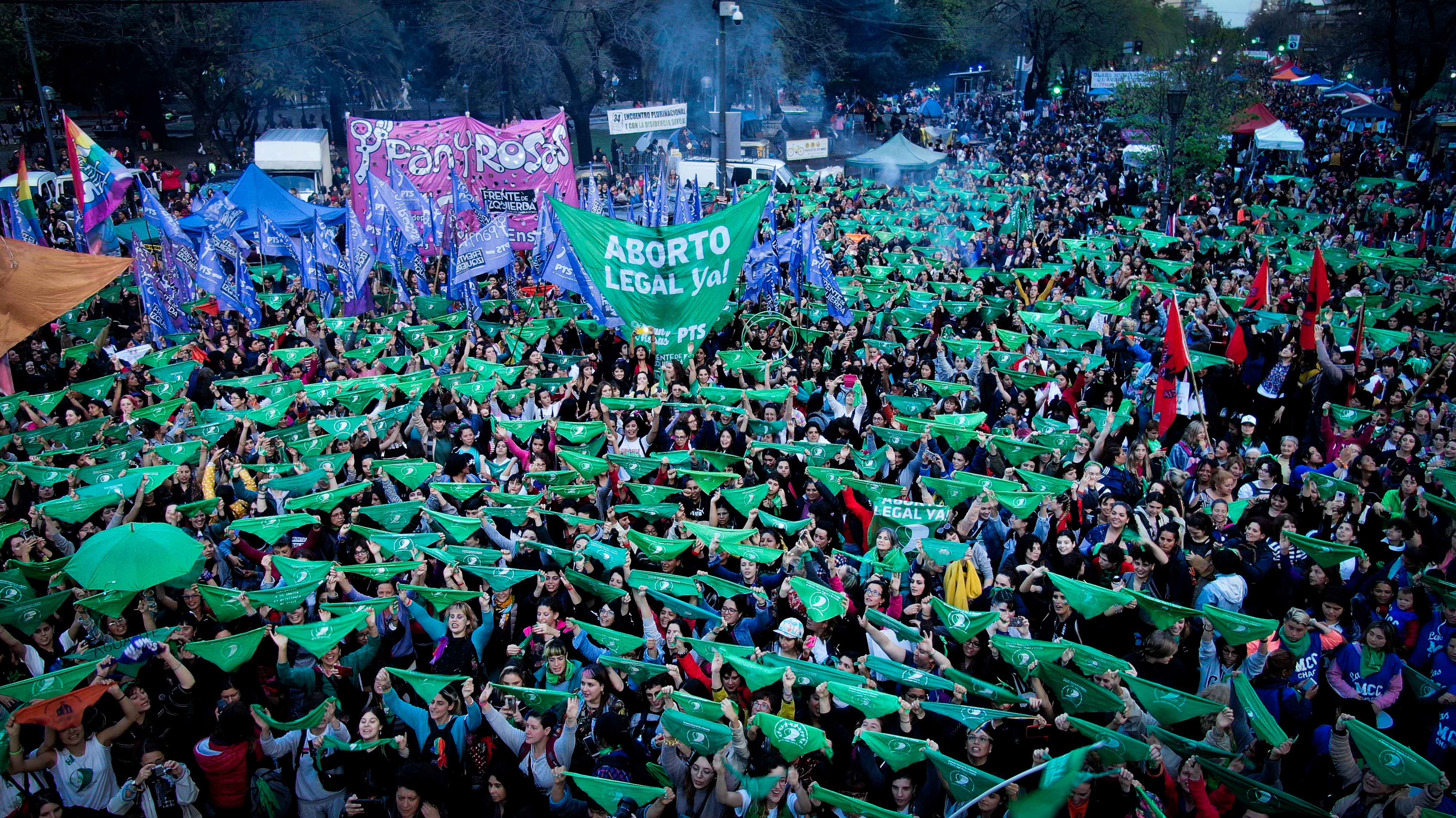 Se estima que más de 200 mil mujeres se reunieron en el cierre del ENM