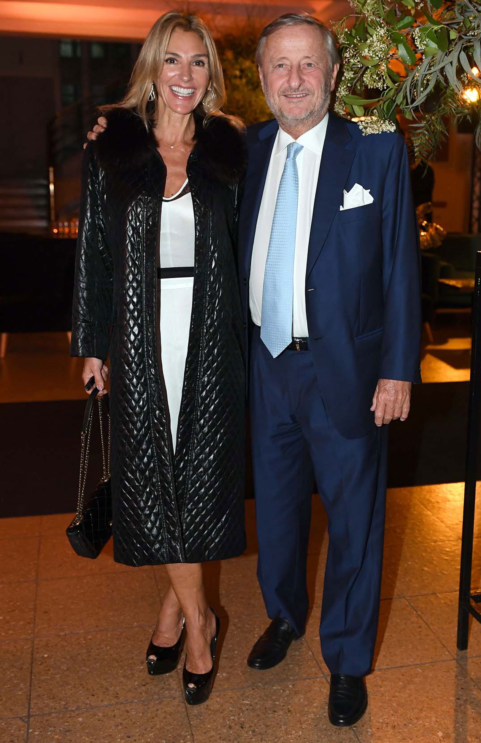 El presidente de Fiat Argentina, Cristiano Rattazzi, y su pareja Gabriela Castellani