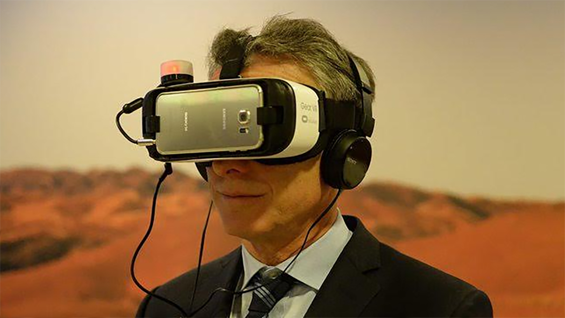 Una de las imágenes que utilizaron de Mauricio Macri para burlarse de su discurso