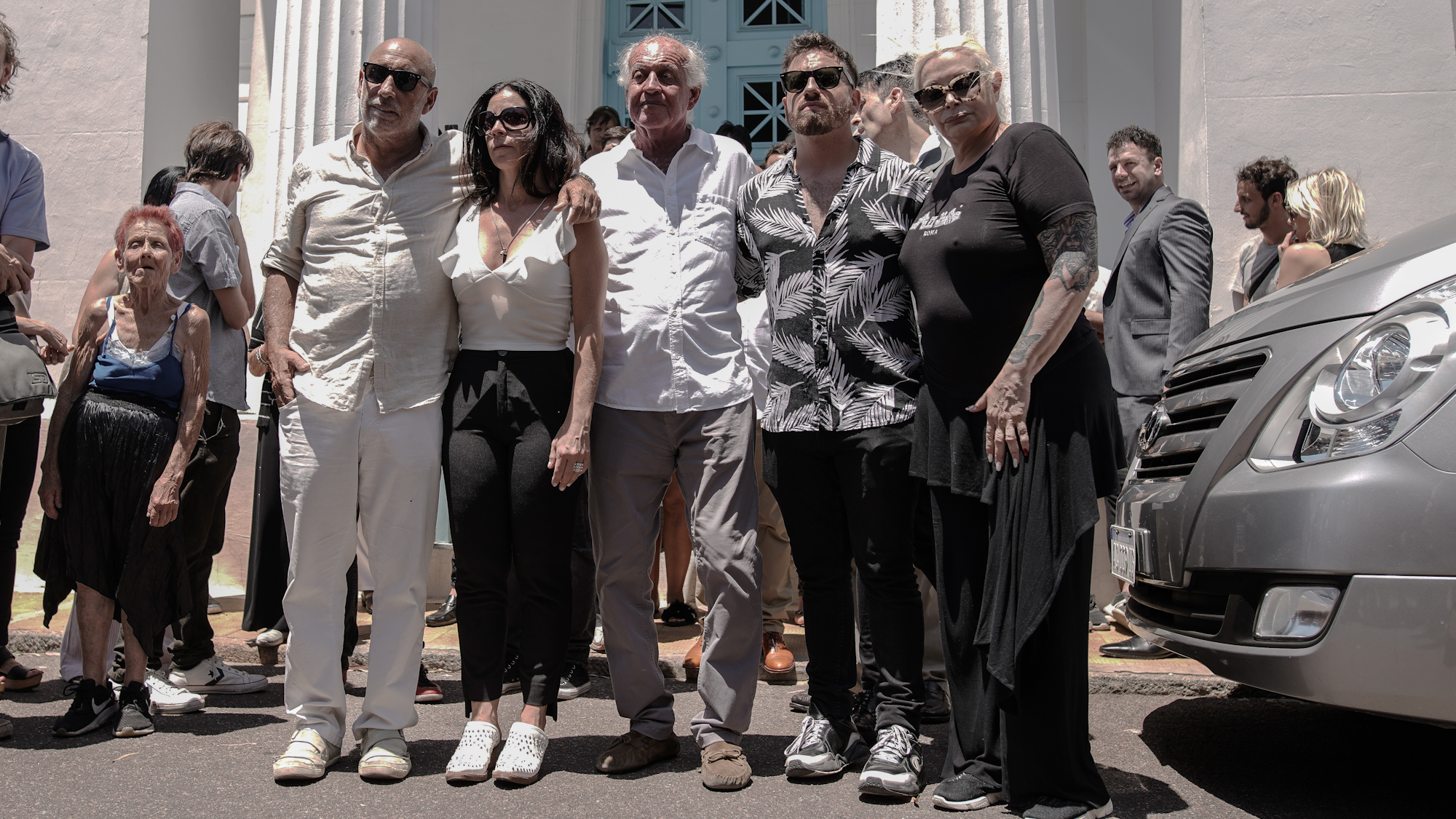 Mariano, Julieta, Coco, Fede y Carmen Barbieri