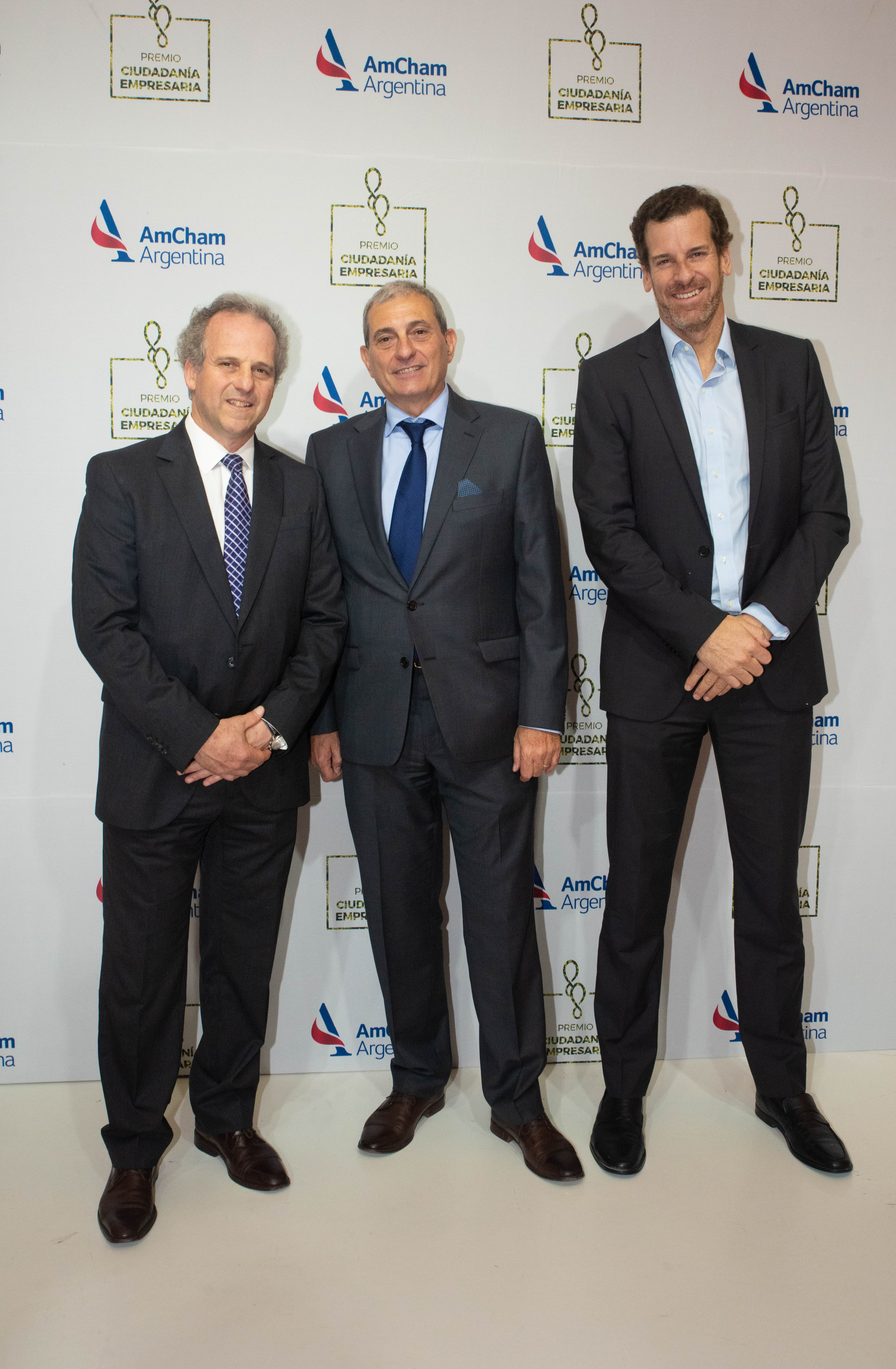 Roberto Alexander y Alejandro Díaz junto a Julio Figueroa, gerente general de Citi Argentina