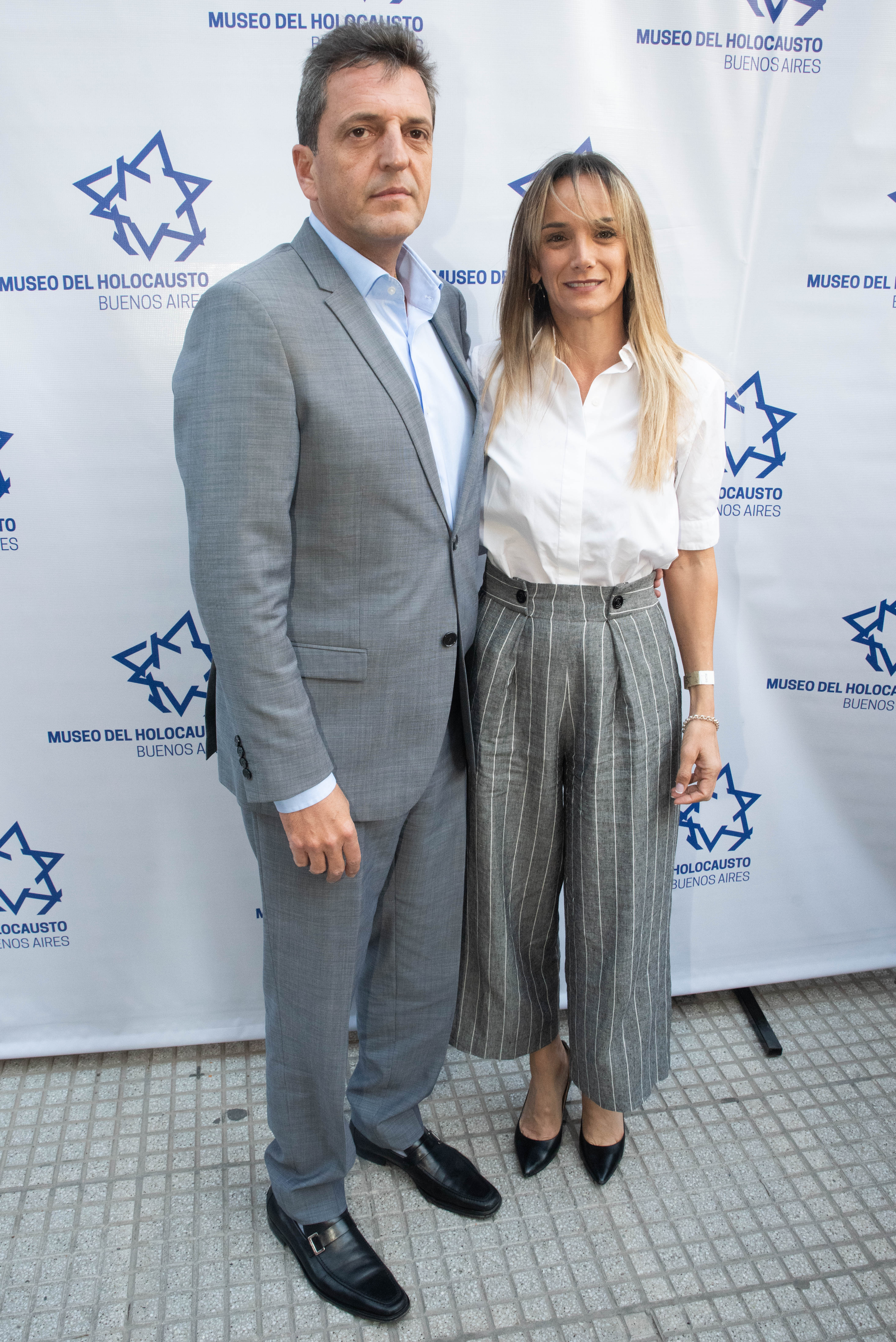 Sergio Massa y Malena Galmarini, la diputada nacional electa por el Frente de Todos