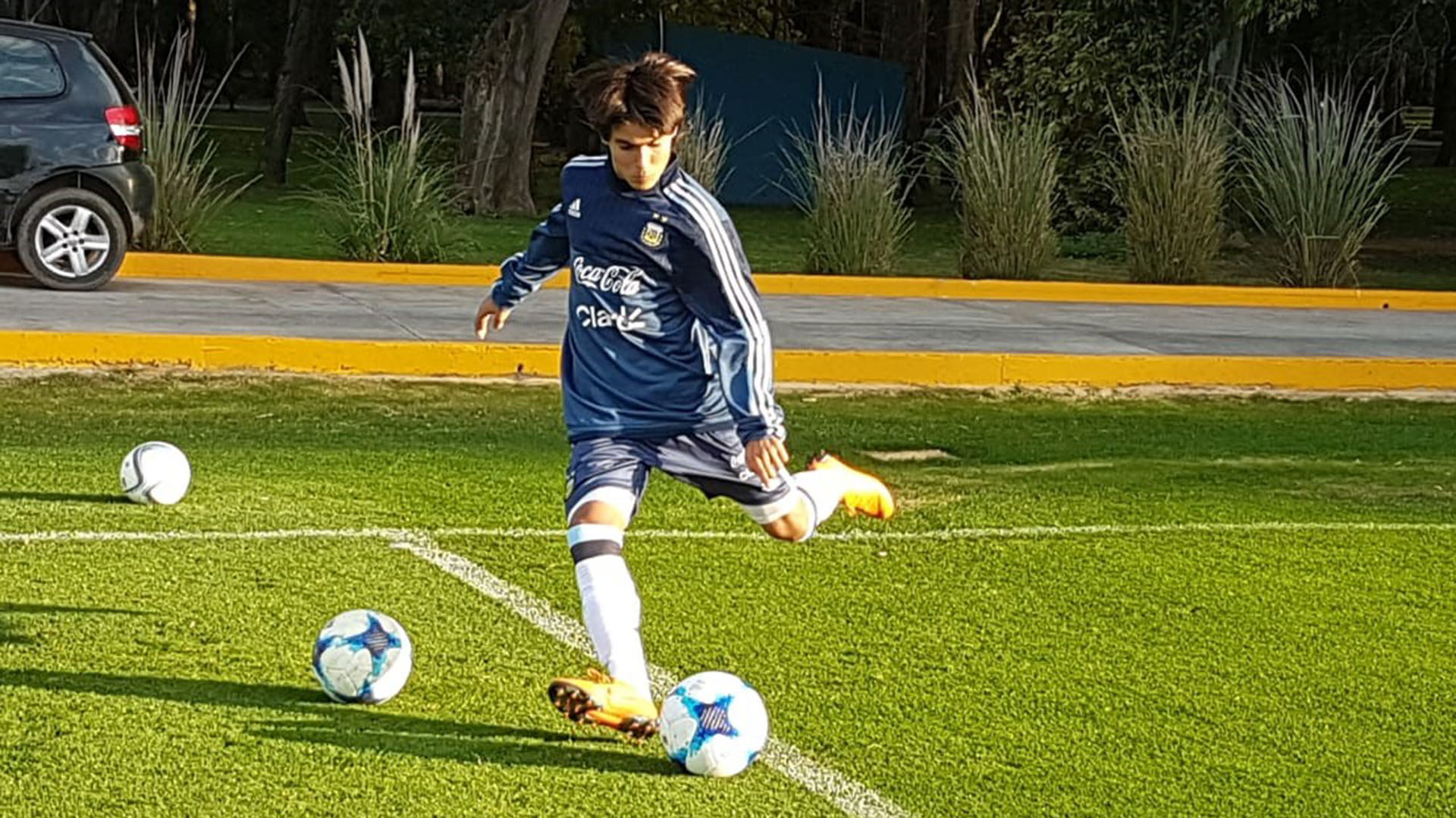 Luka Romero juega actualmente en las inferiores del Mallorca de España