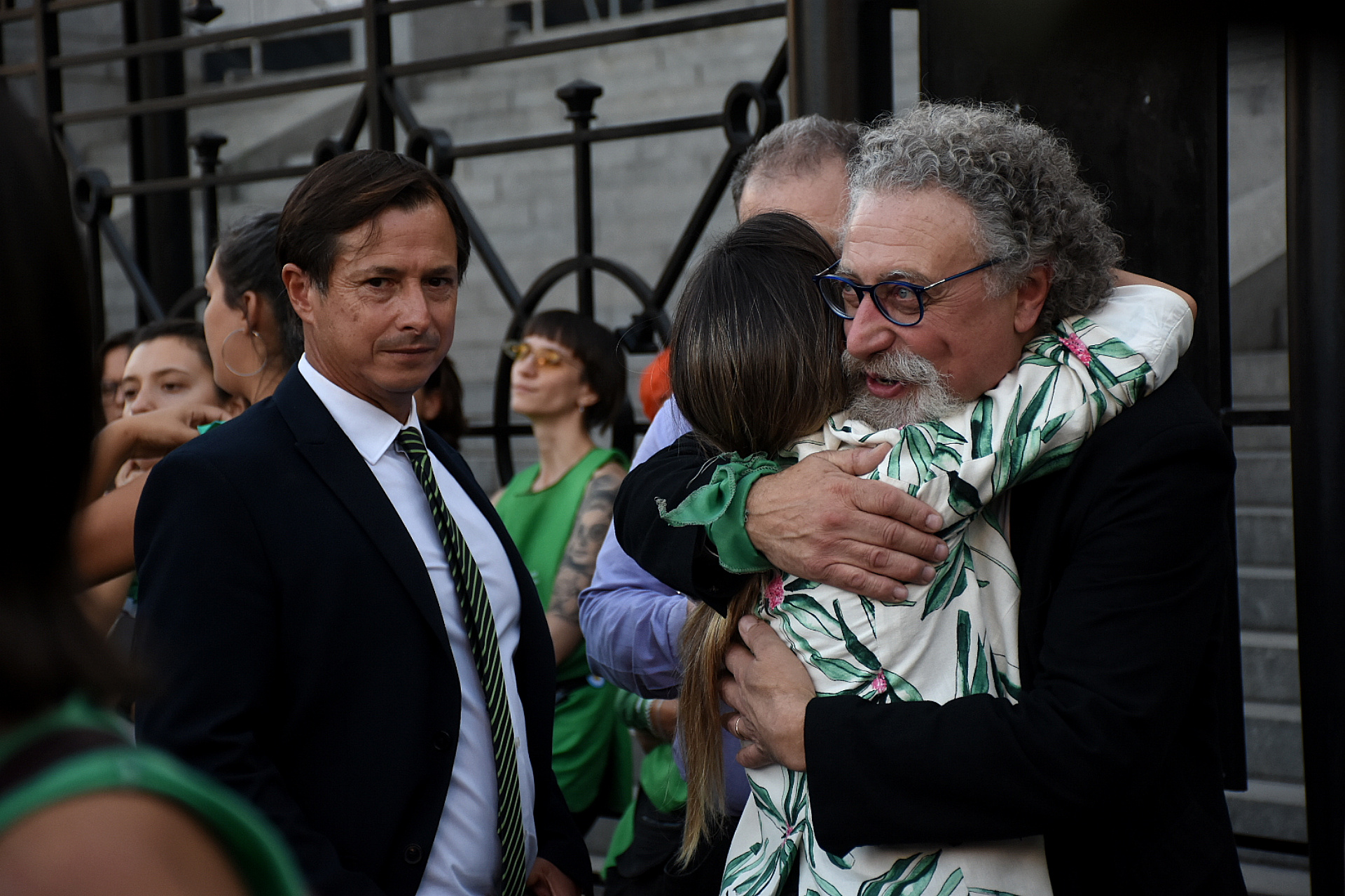 El legislador bonaerense Daniel Lipovetzky y el senador nacional Alfredo Luenzo