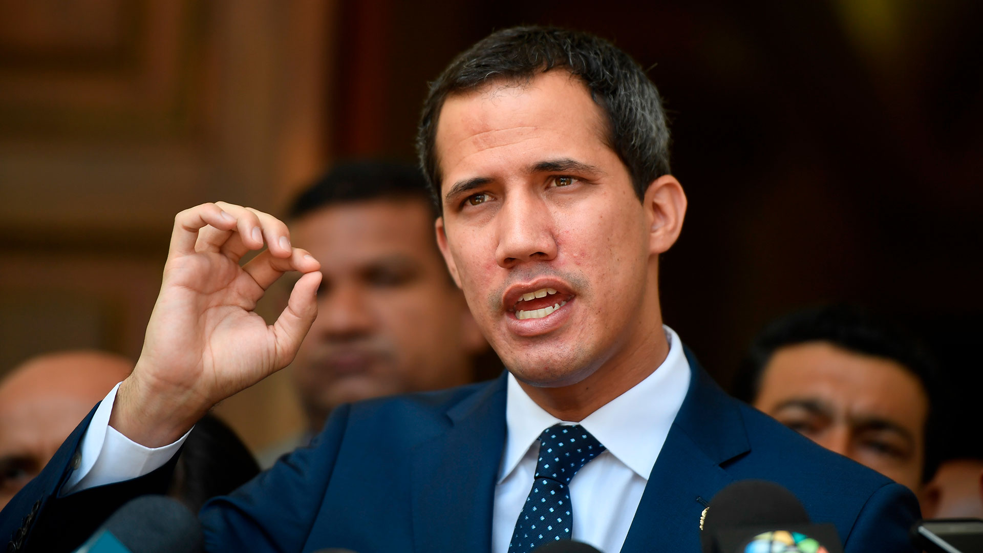 Juan Guaidó, el presidente interino de Venezuela. AFP