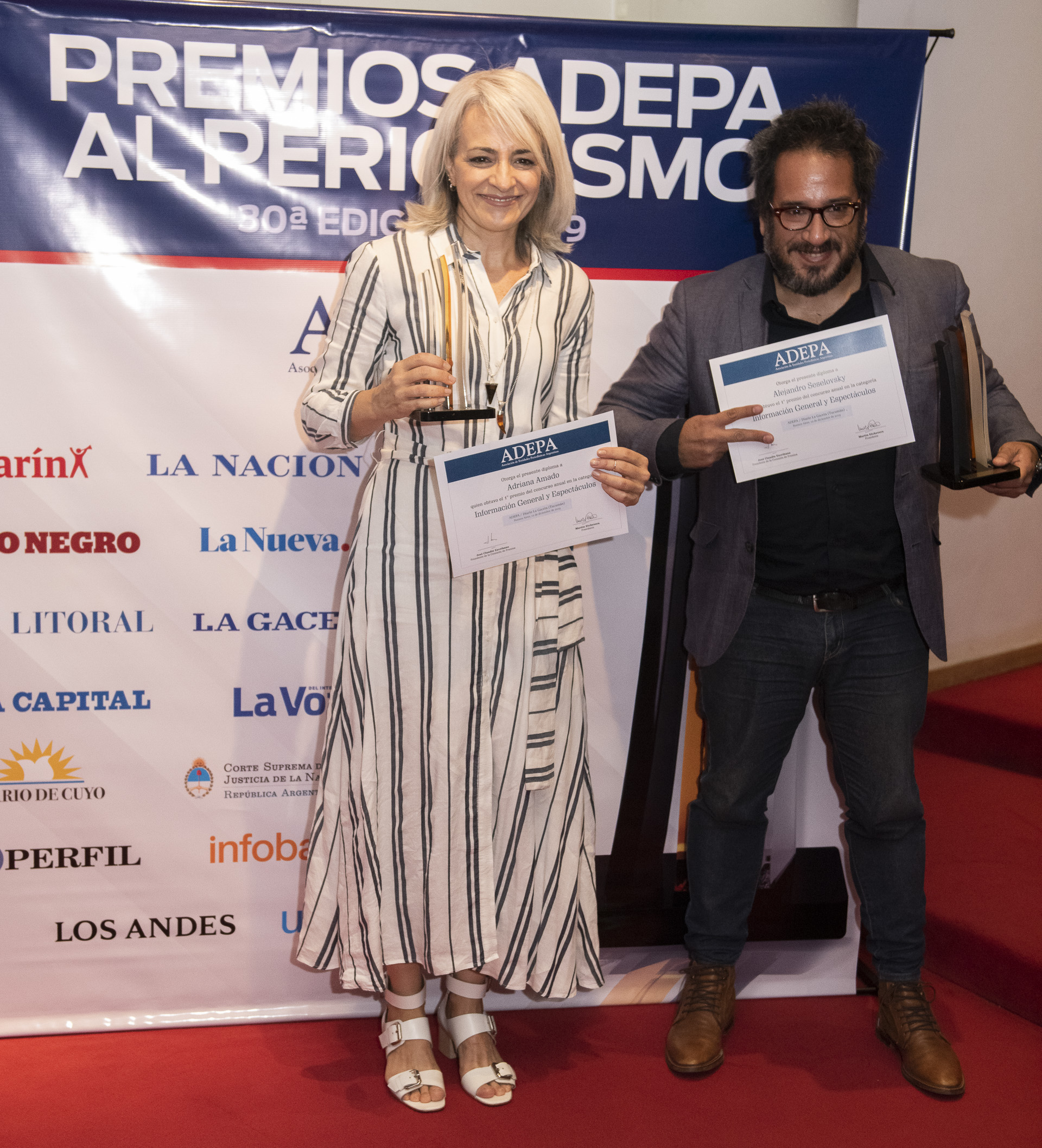 En la categoría Información General y Espectáculos se llevaron el 1º Premio Alejandro Seselovsky y Adriana Amado (Revista Anfibia, Buenos Aires)