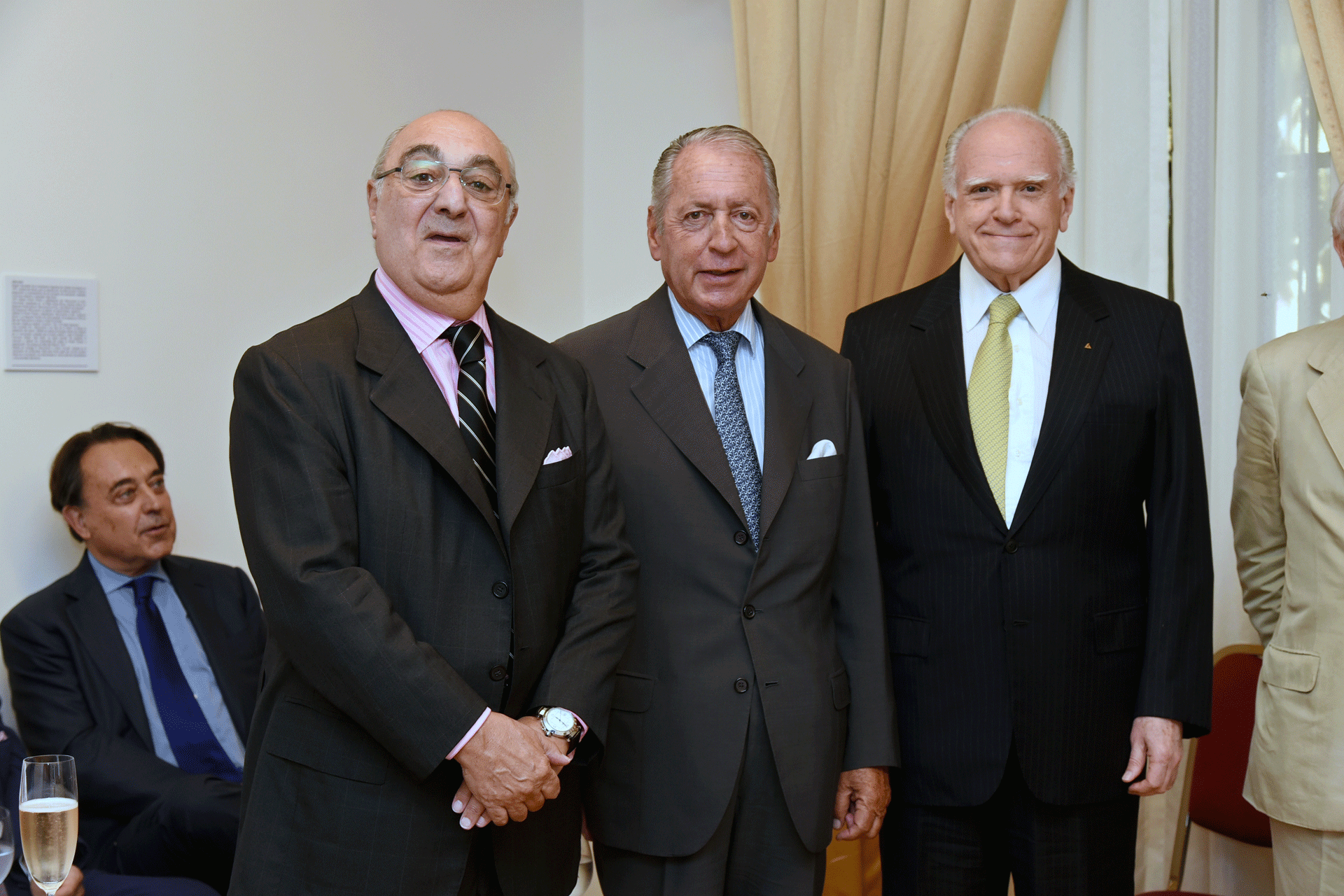 Jorge Aufiero, Daniel Funes de Rioja y Sebastián Bagó