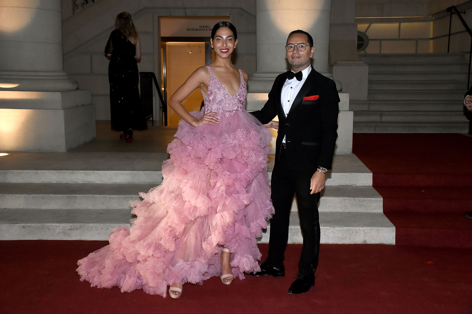 La modelo Alexia Toumikian y Fabián Medina Flores