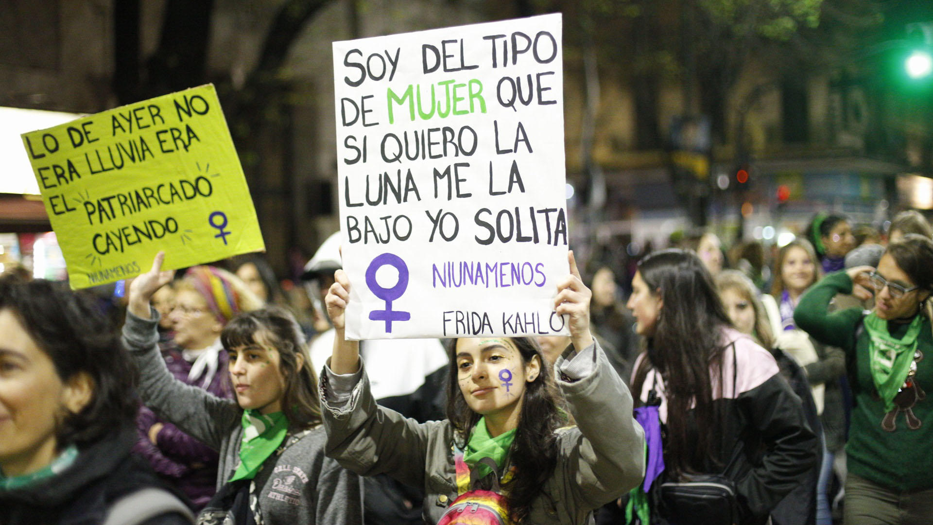 El reclamo del #NiUnaMenos estuvo presente, como viene sucediendo en las últimas ediciones del ENM