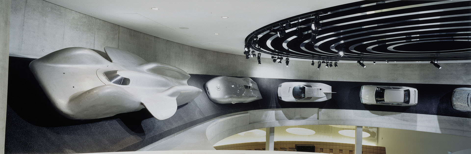 El Pájaro negro en el museo de Mercedes en Stuttgart.
