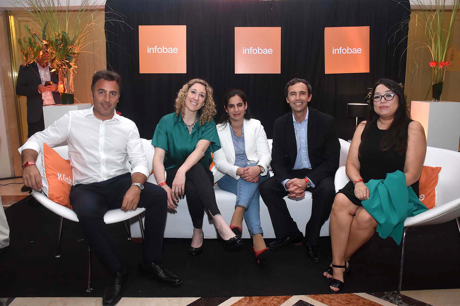 TELEPERFORMANCE - Federico García Montilla, CEO; Sabrina Sánchez, CFO, Fernanda Ordoñez, coordinadora de comunicaciones internas, clima y cultura; Lucas Kirko, director comercial; Noelia Urbano, talent acquisition, development, culture and experience manager