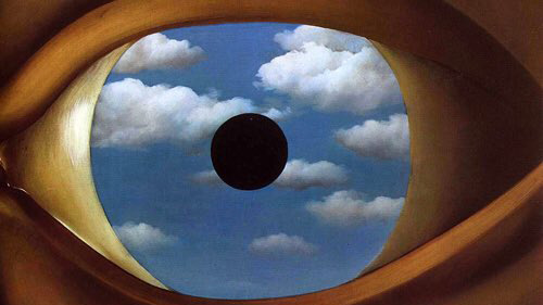"El falso espejo" (René Magritte, 1928)