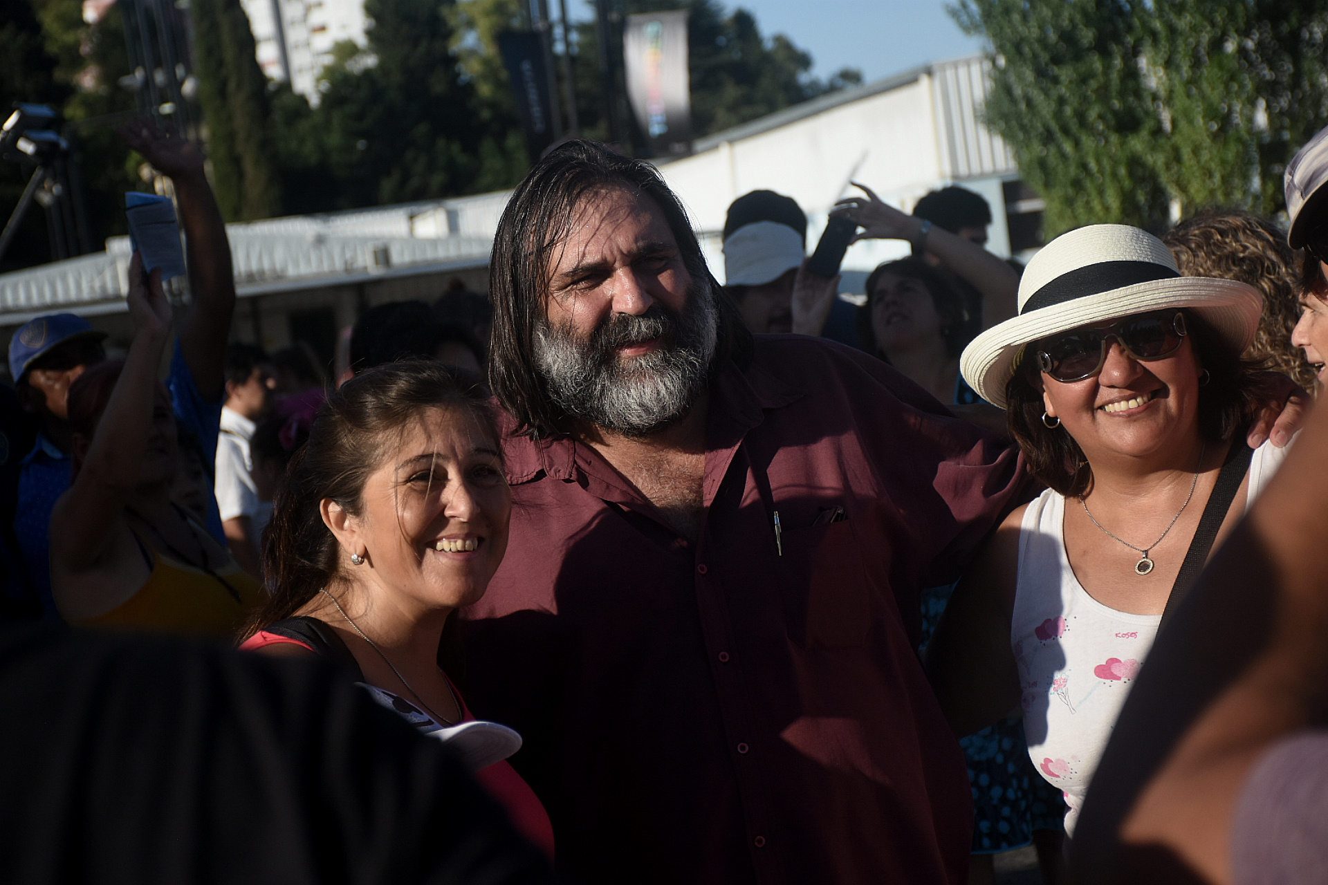 El secretario general del gremio docente SUTEBA, Roberto Baradel, también fue parte del evento.