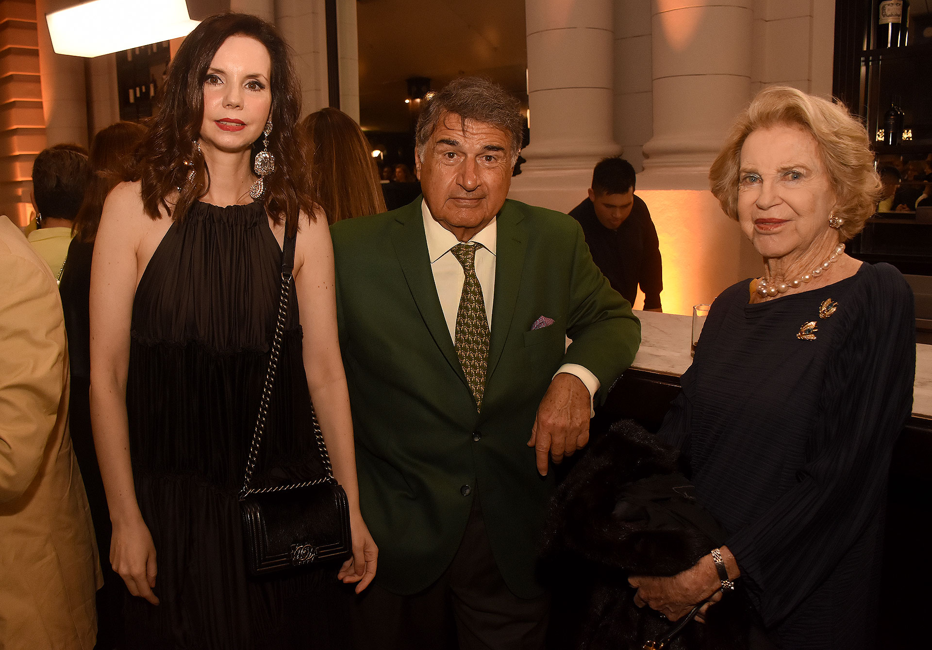 Marina Achaval, Jorge Vartparonian y Elizabeth Gurmendi